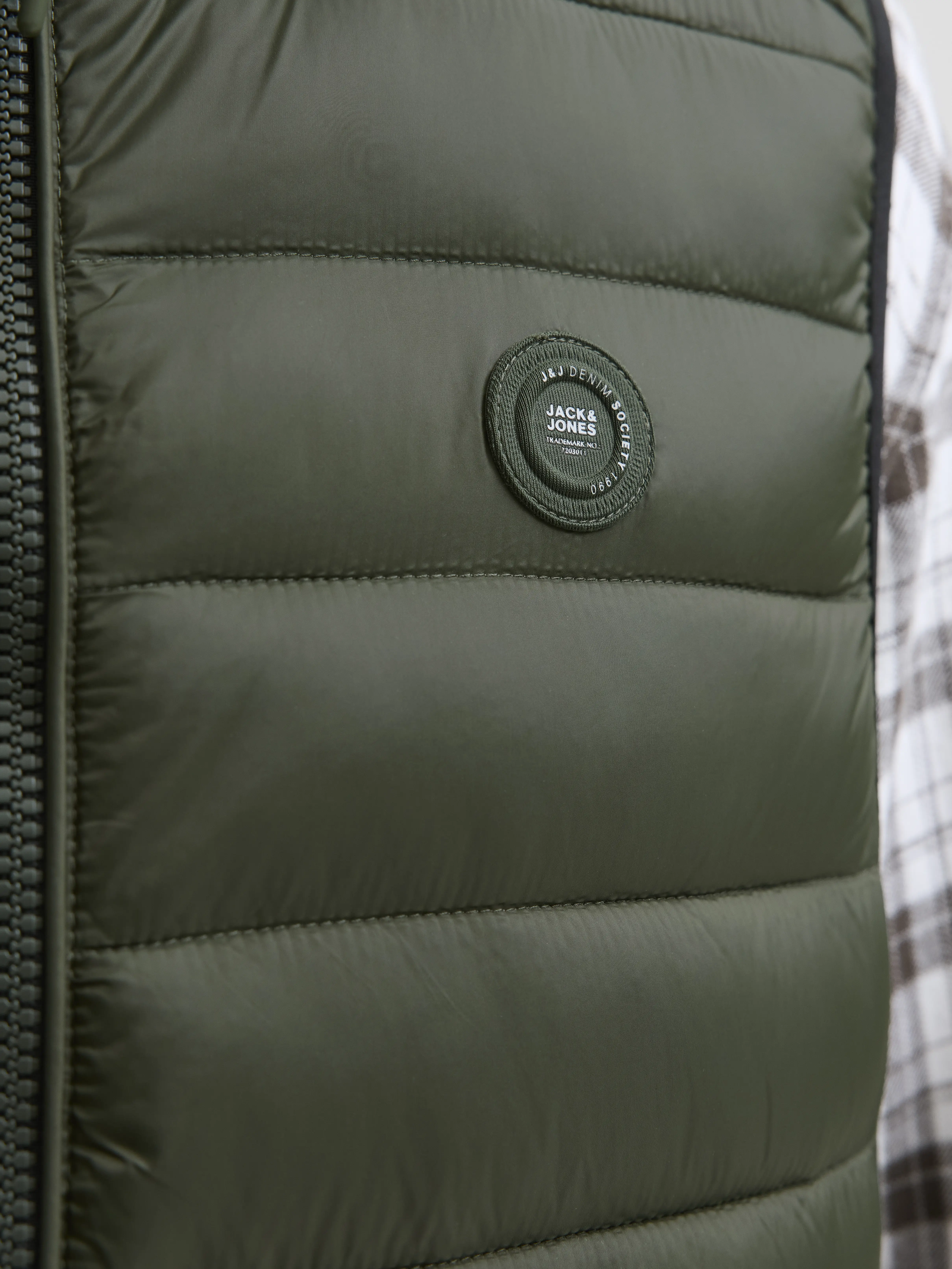 Jack & Jones - BRADLEY / Green - Férfi mellény