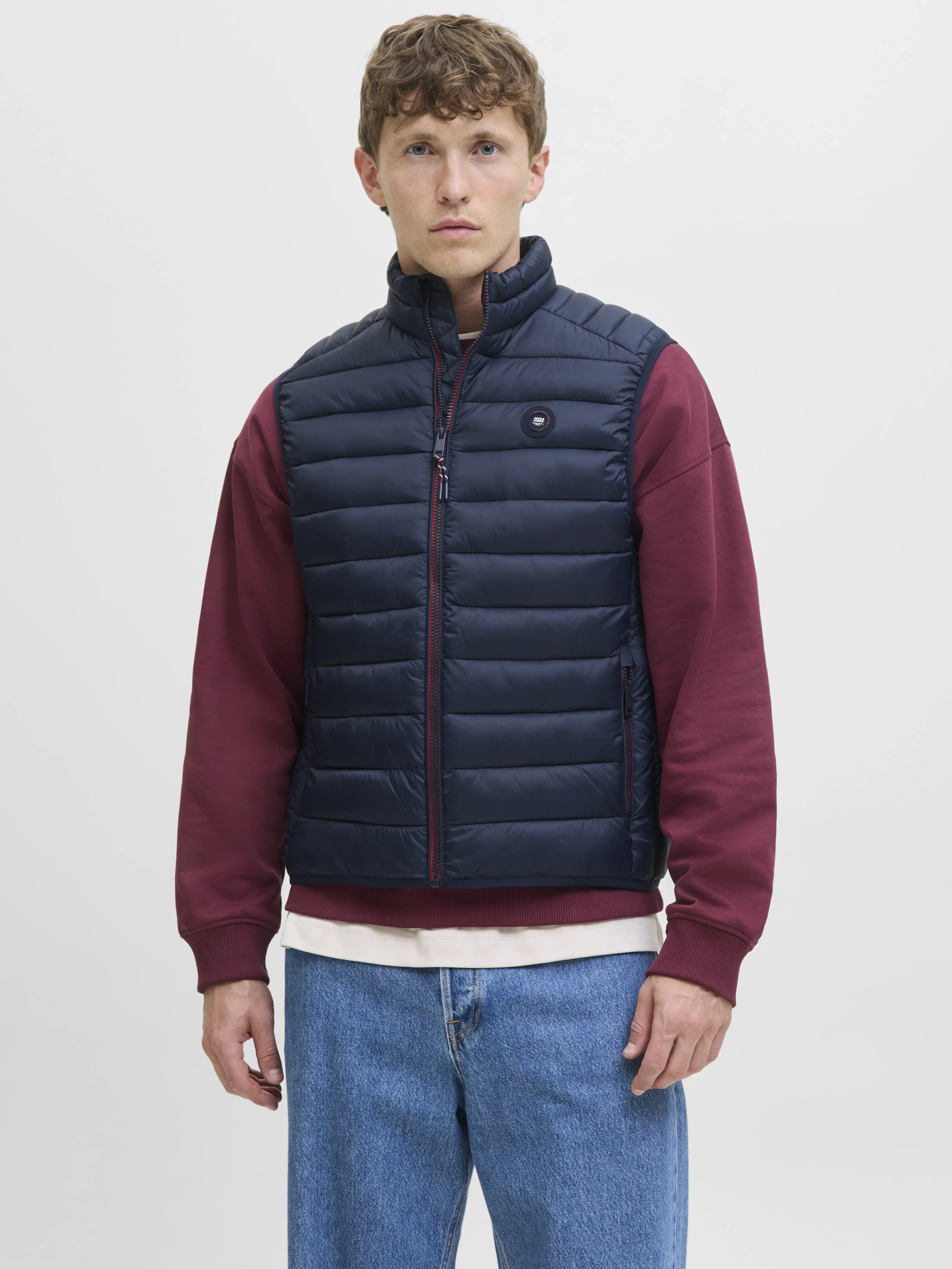 Jack & Jones - BRADLEY / Blue - Férfi mellény