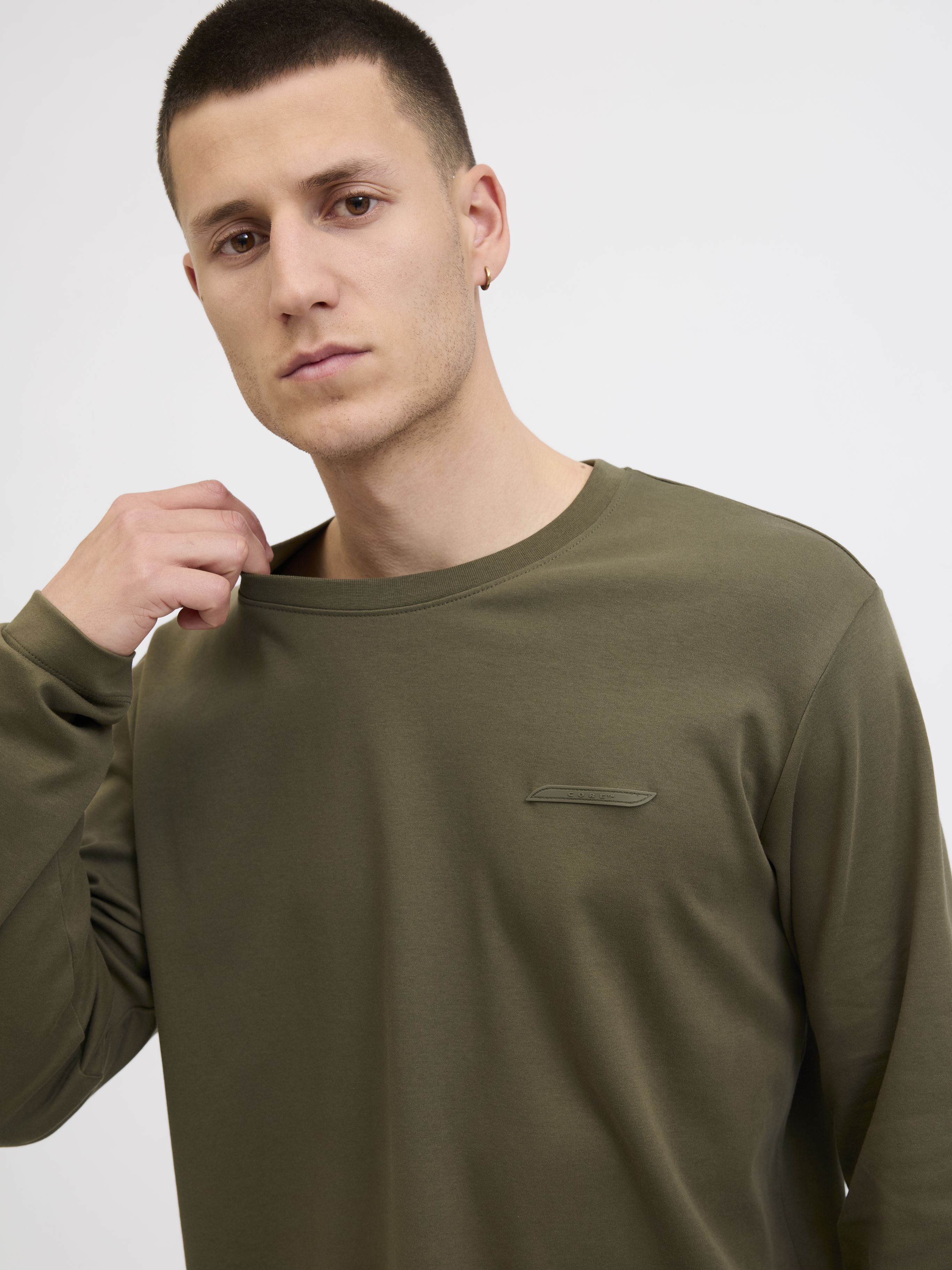 Jack & Jones - Fusion Interlock - Sportos Férfi pulóver