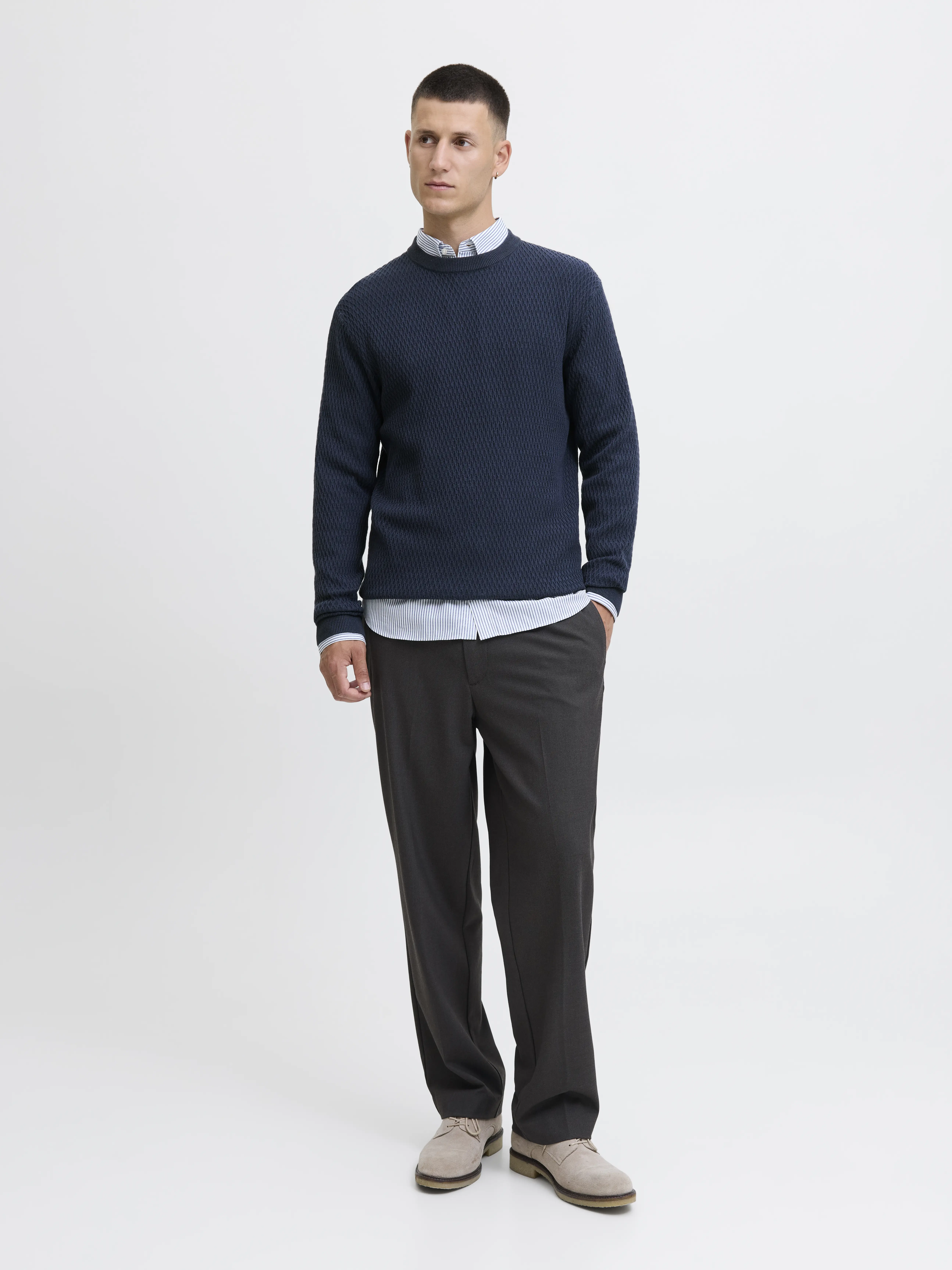 Jack & Jones - LAREAGAN - Férfi pulóver Jack & Jones - LAREAGAN - Férfi pulóver