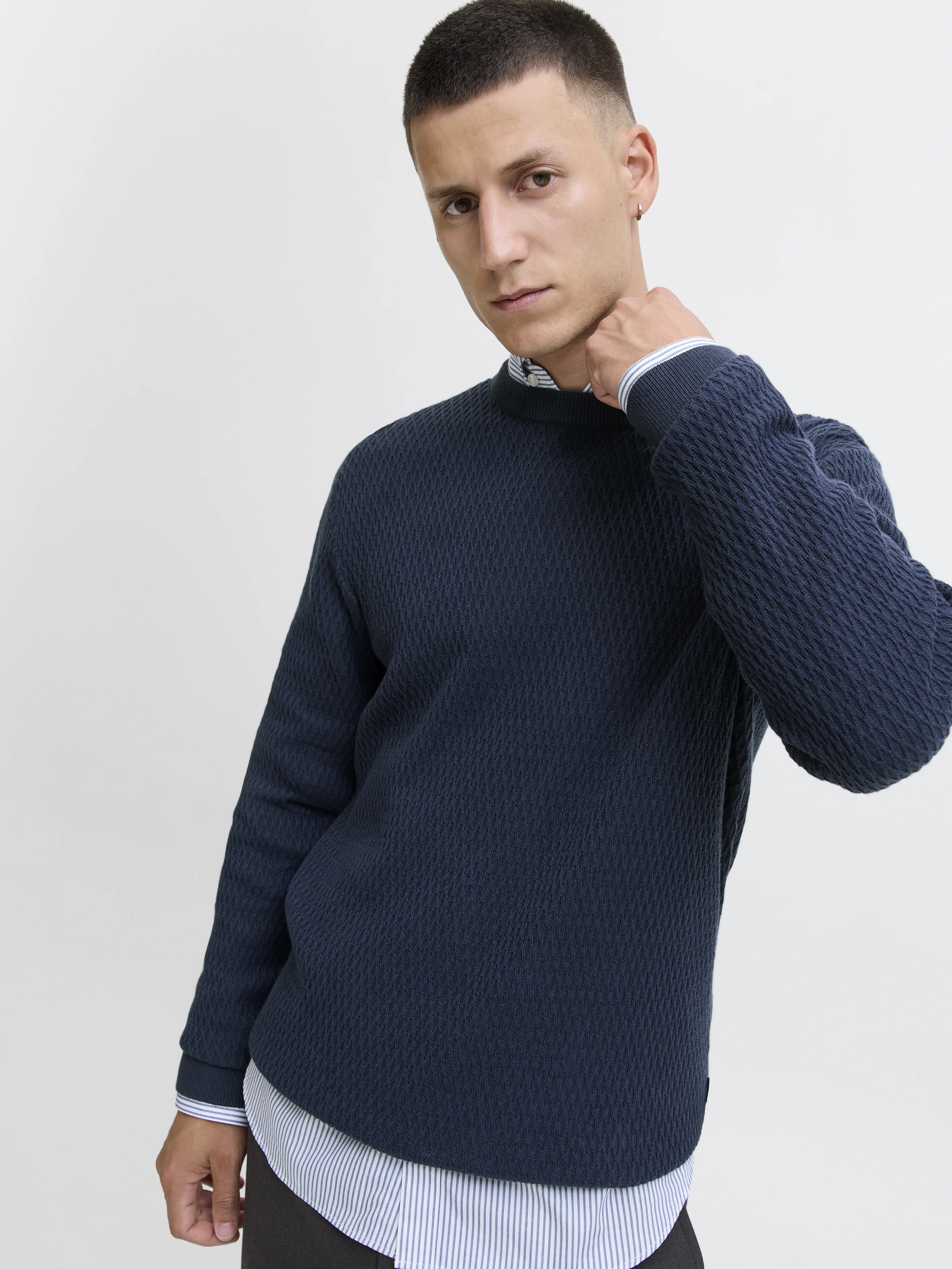 Jack & Jones - LAREAGAN - Férfi pulóver Jack & Jones - LAREAGAN - Férfi pulóver
