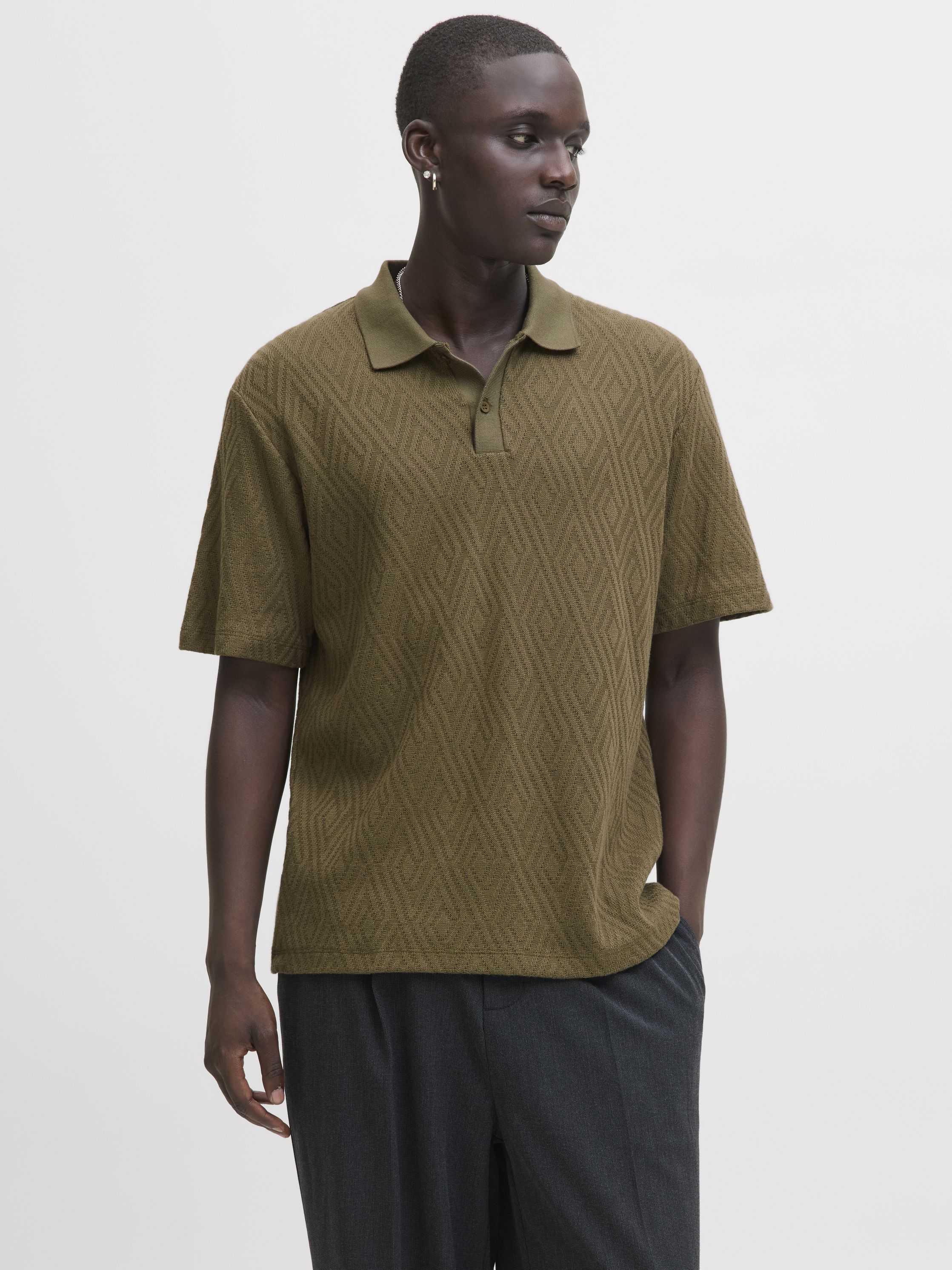 Jack & Jones - Galléros Férfi póló