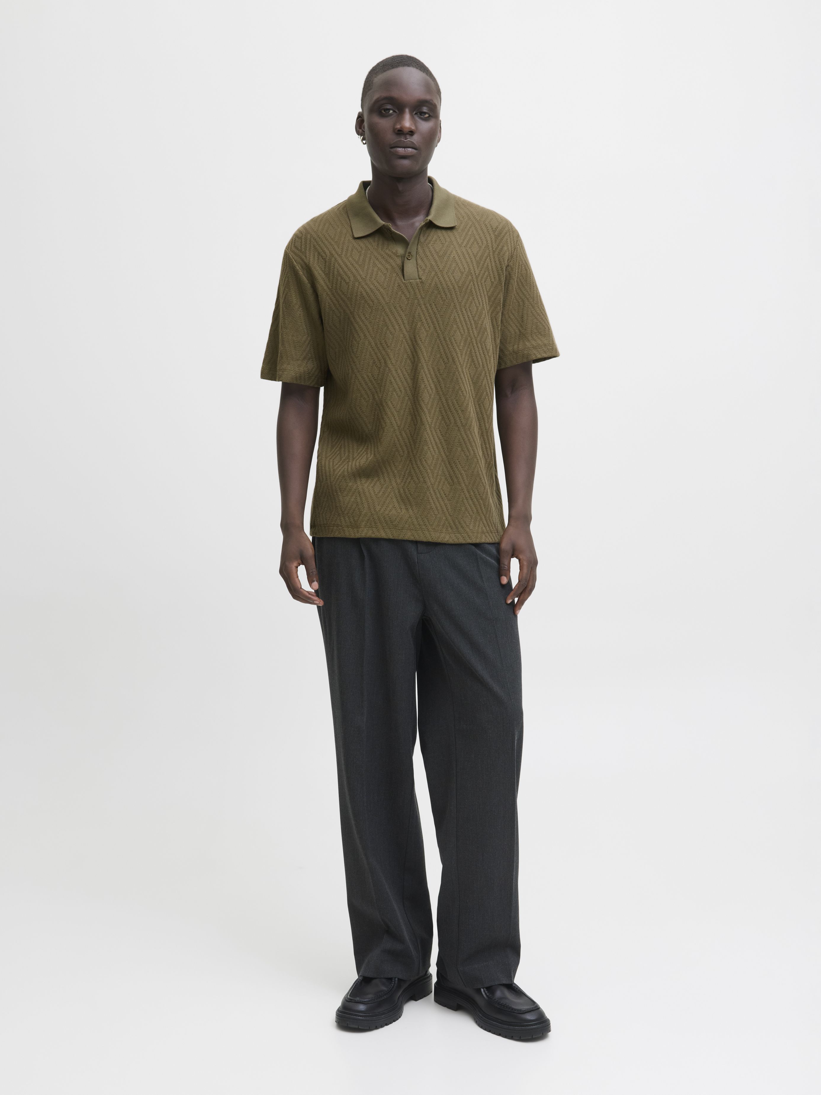 Jack & Jones - Galléros Férfi póló