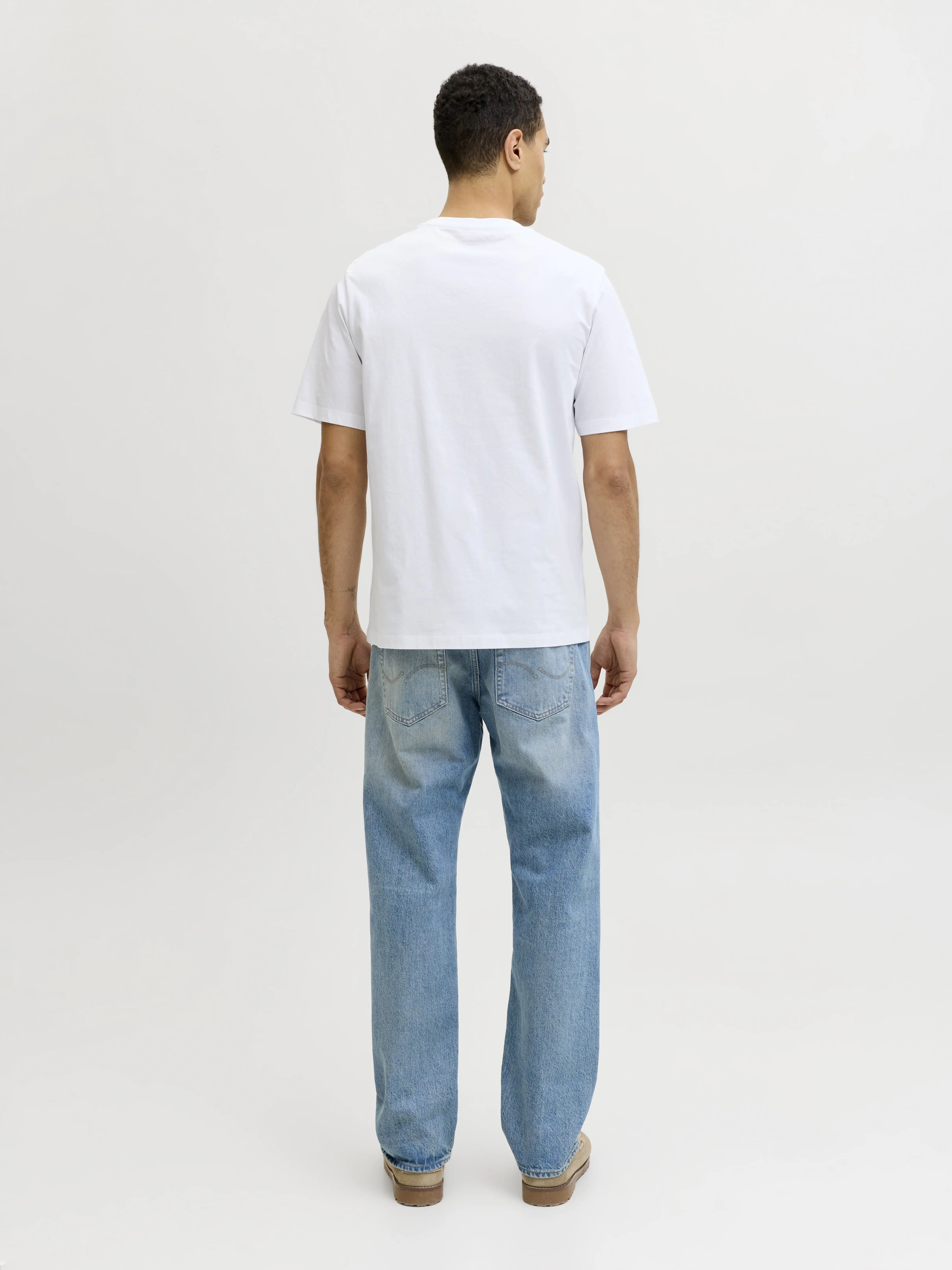 Jack & Jones - LOGO / White - Férfi póló