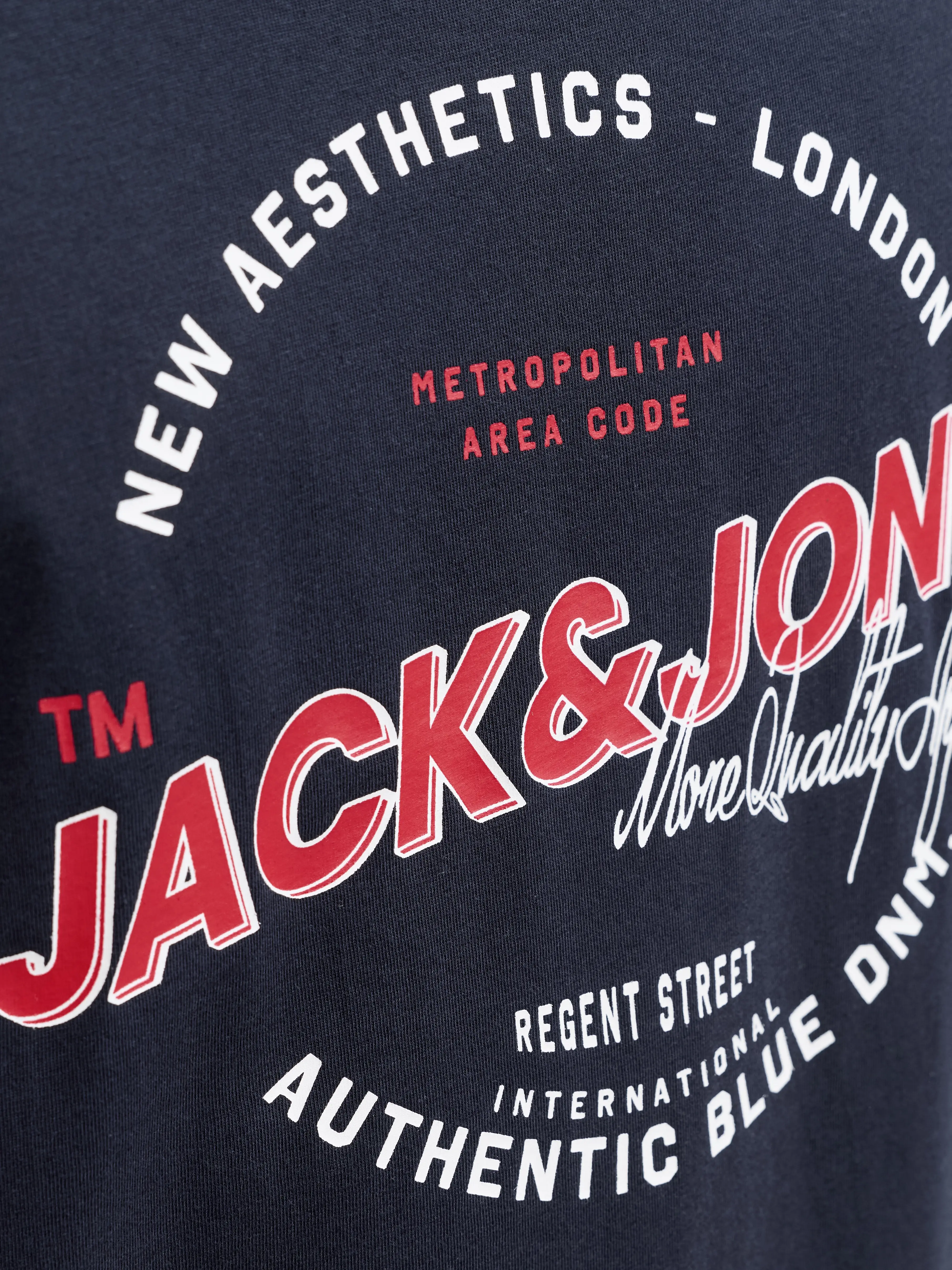 Jack & Jones - LOGO / Blue - Férfi póló