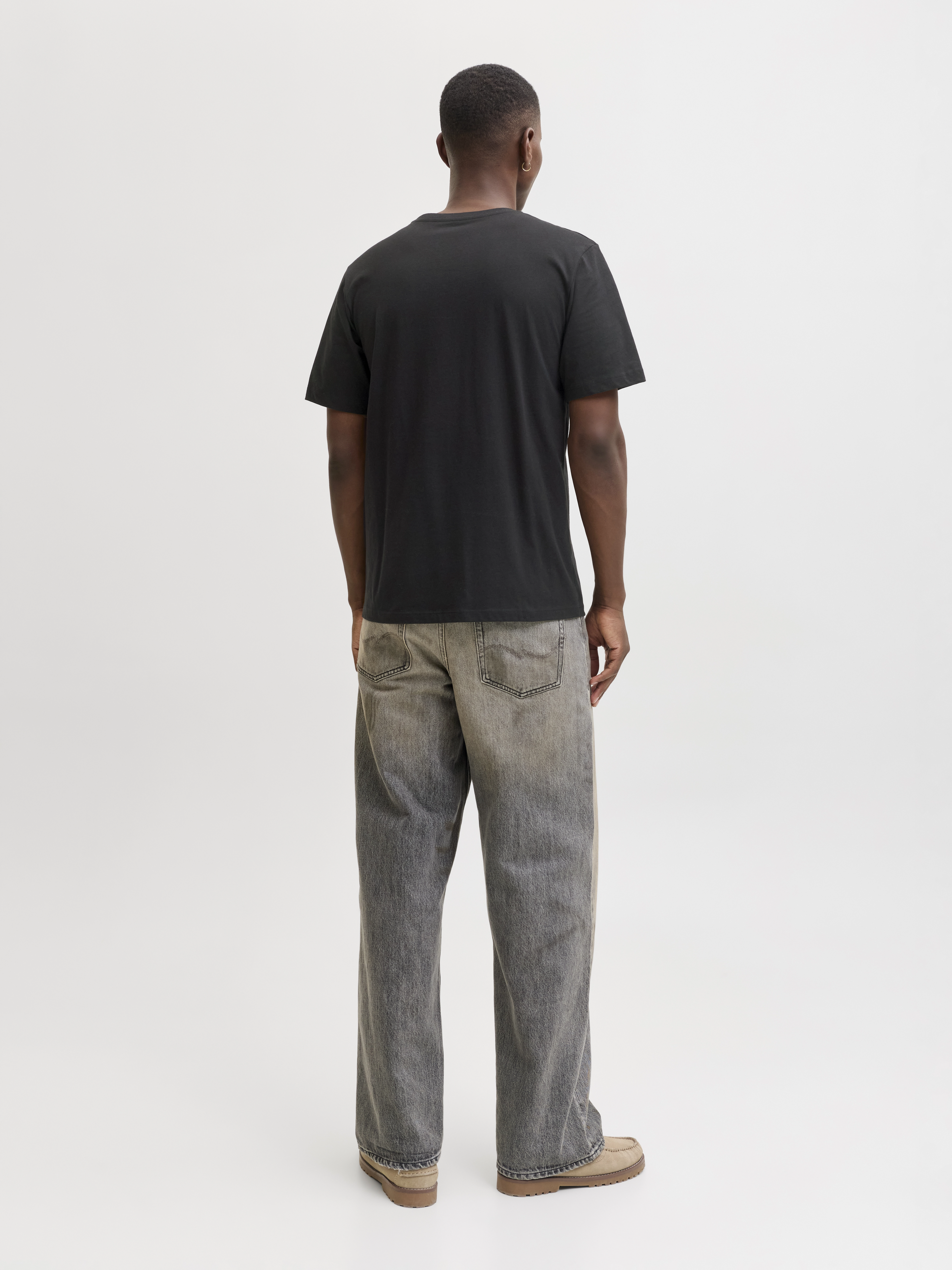 Jack & Jones - RAIN / Black - Férfi póló
