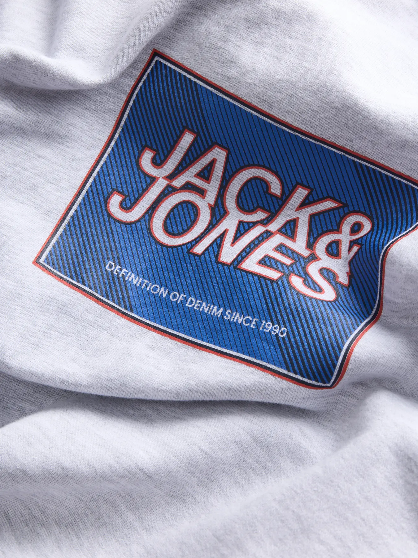 Jack & Jones - RAIN / White - Sportos Férfi pulóver