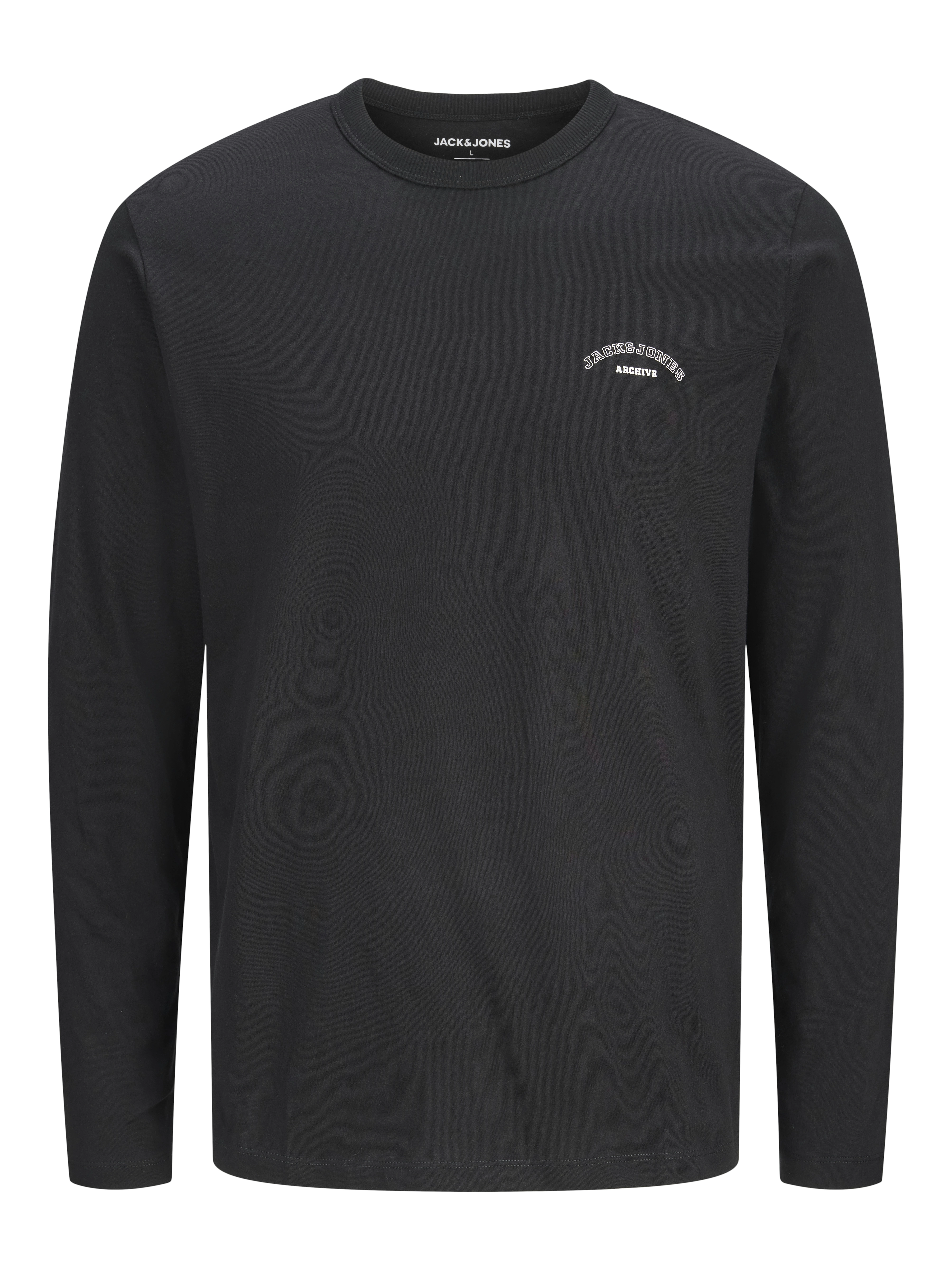 Jack & Jones - COLLEGE / Black - Férfi póló