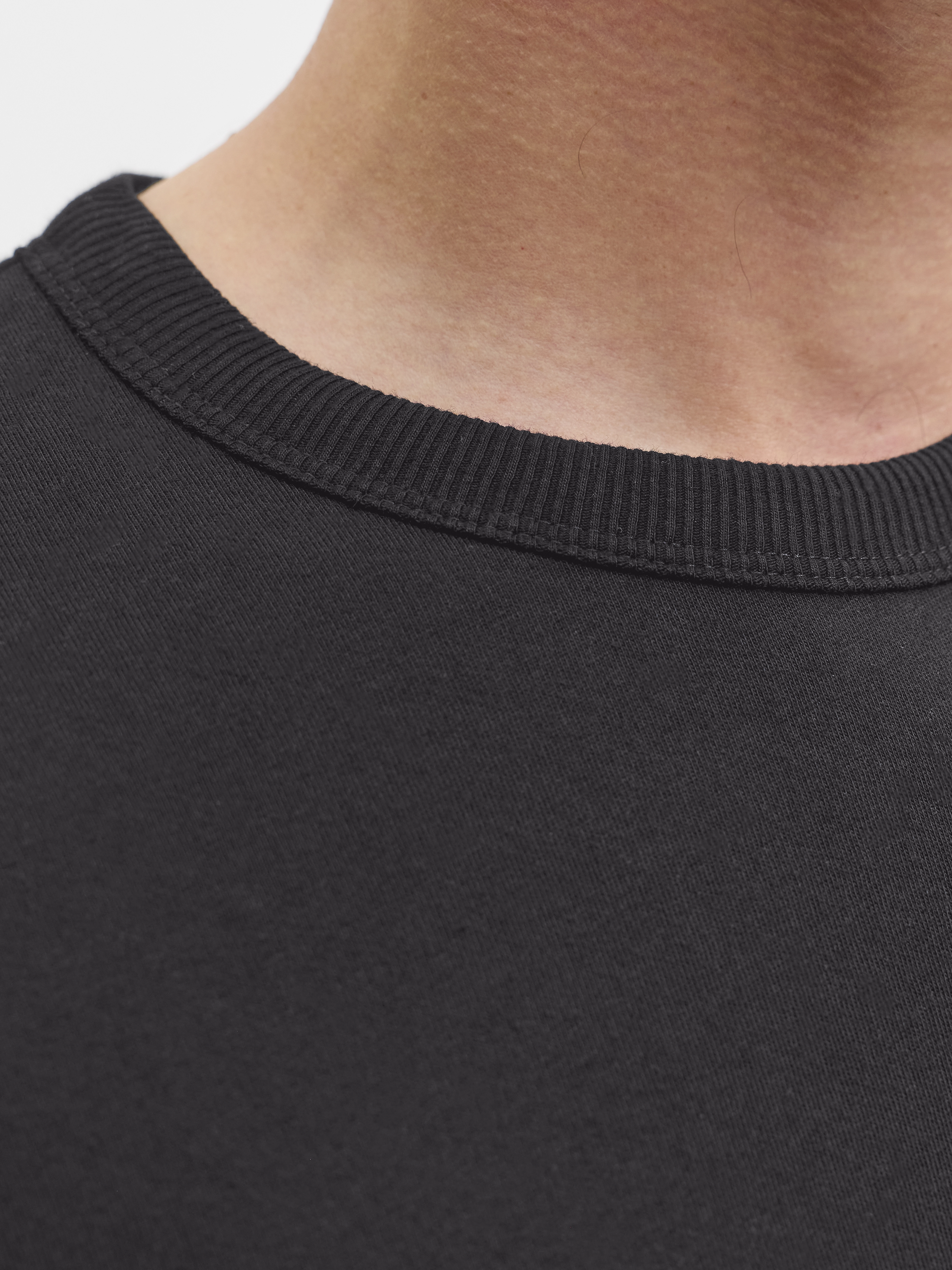 Jack & Jones - COLLEGE / Black - Férfi póló