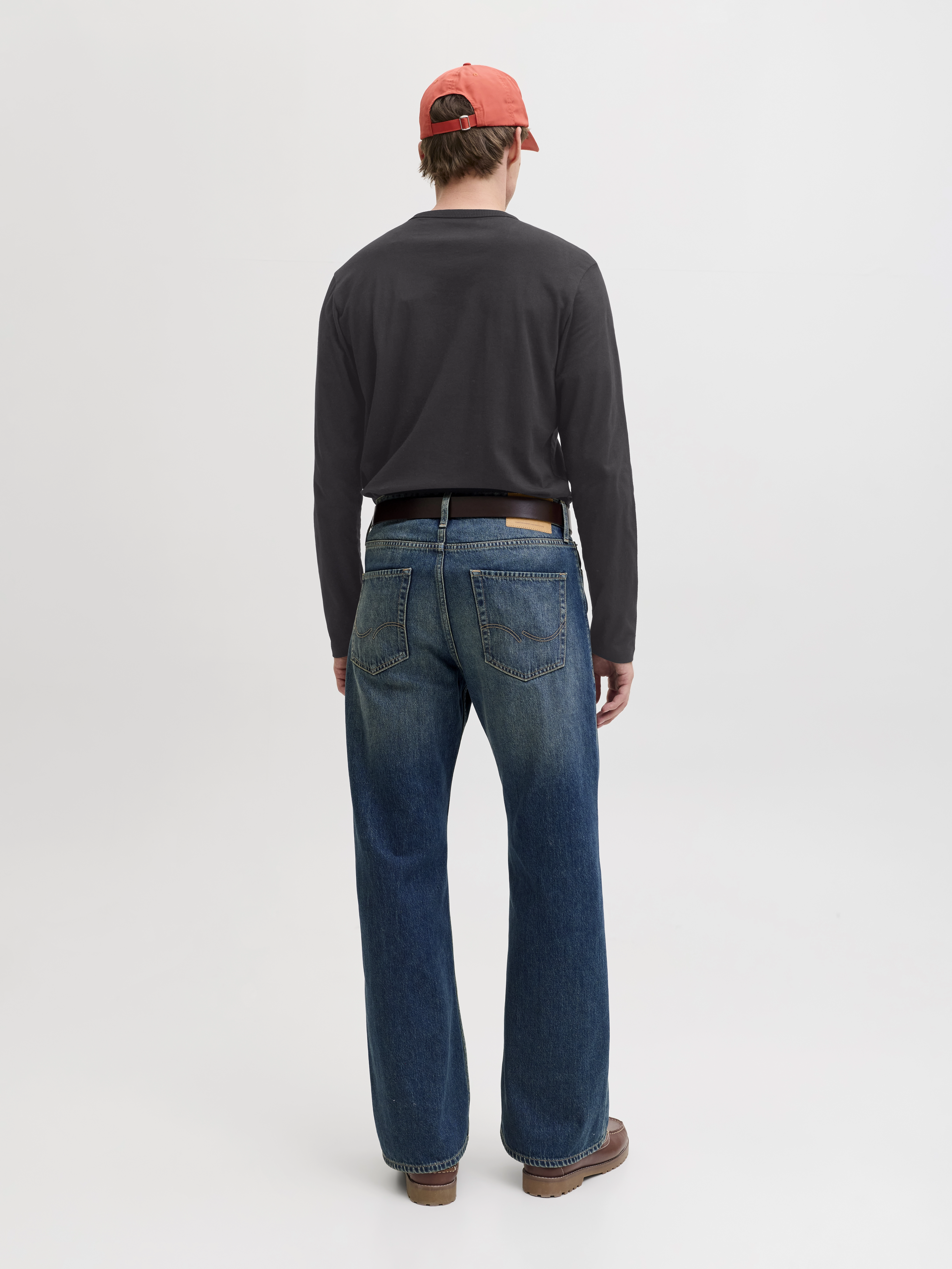 Jack & Jones - COLLEGE / Black - Férfi póló