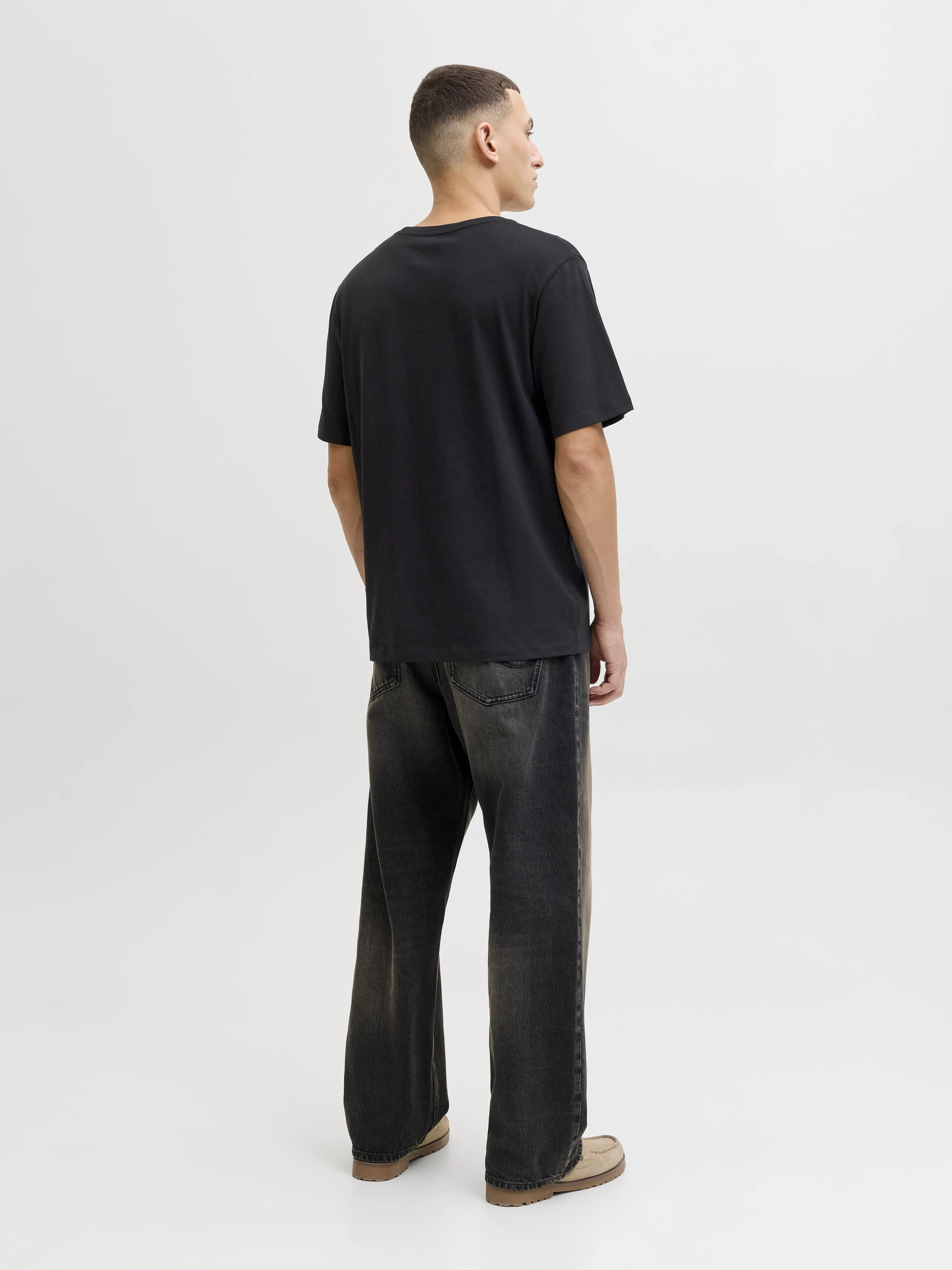 Jack & Jones - JEFF / Black - Férfi póló