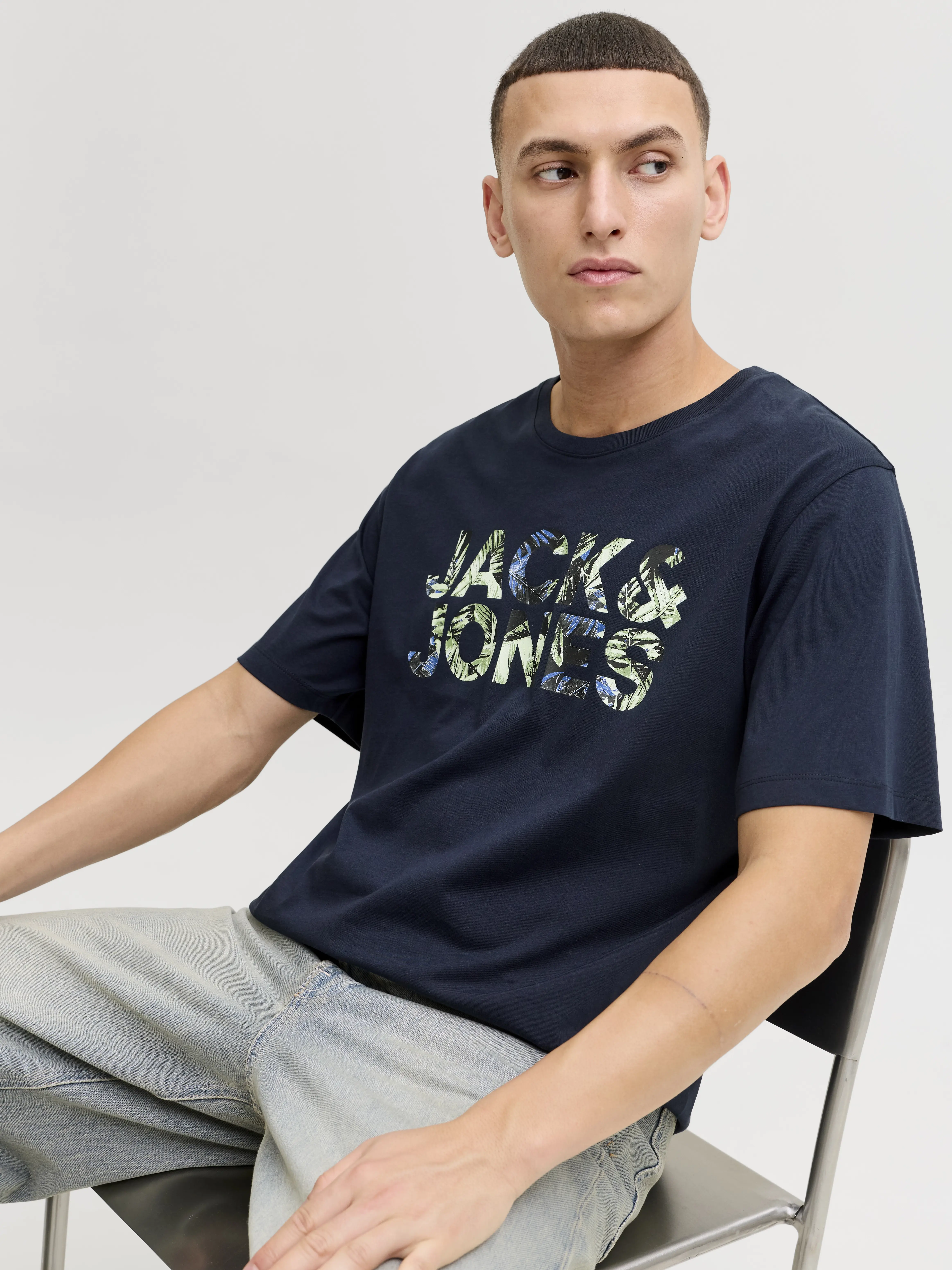 Jack & Jones - JEFF / Blue - Férfi póló