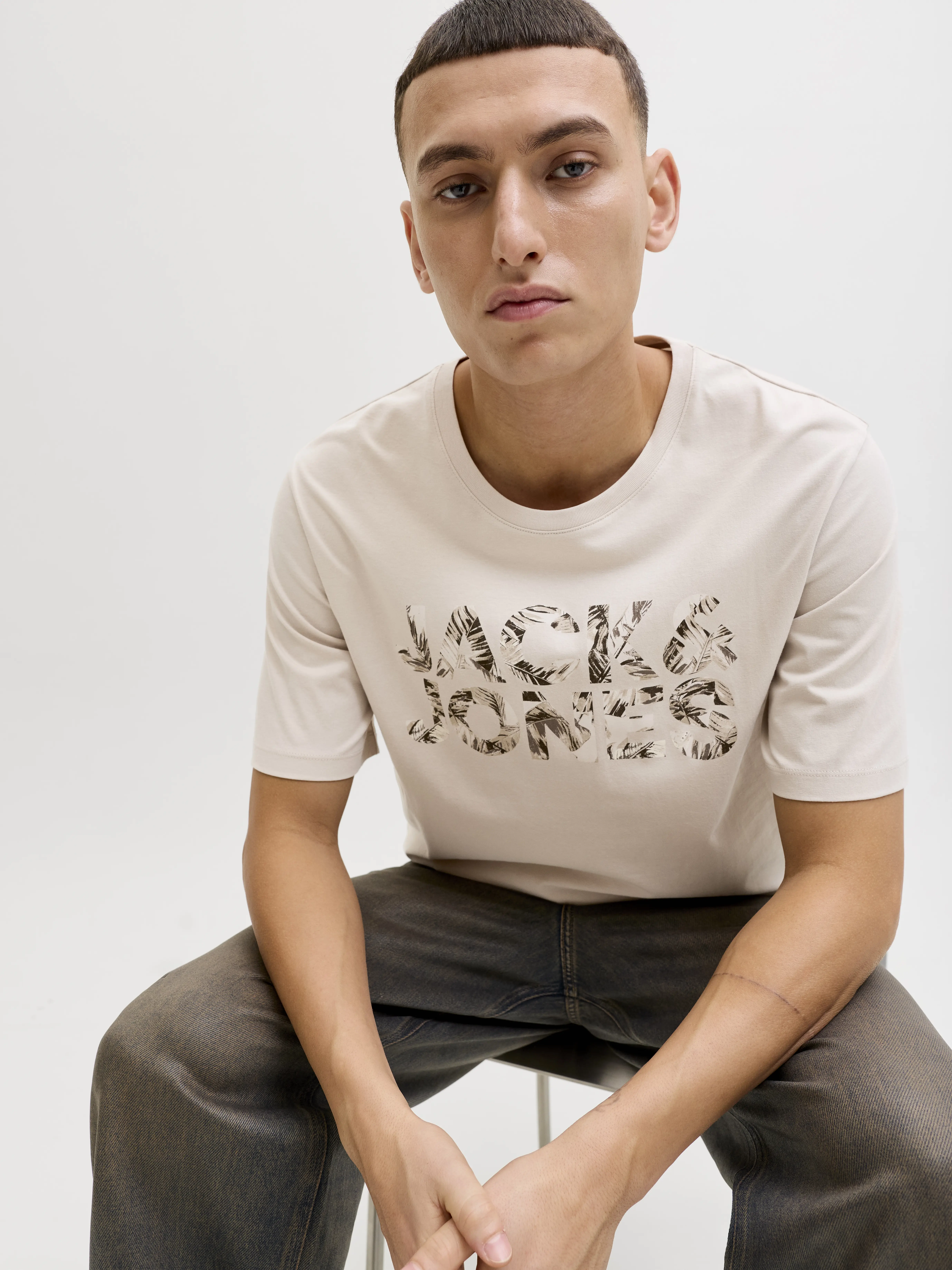 Jack & Jones - JEFF / Grey - Férfi póló