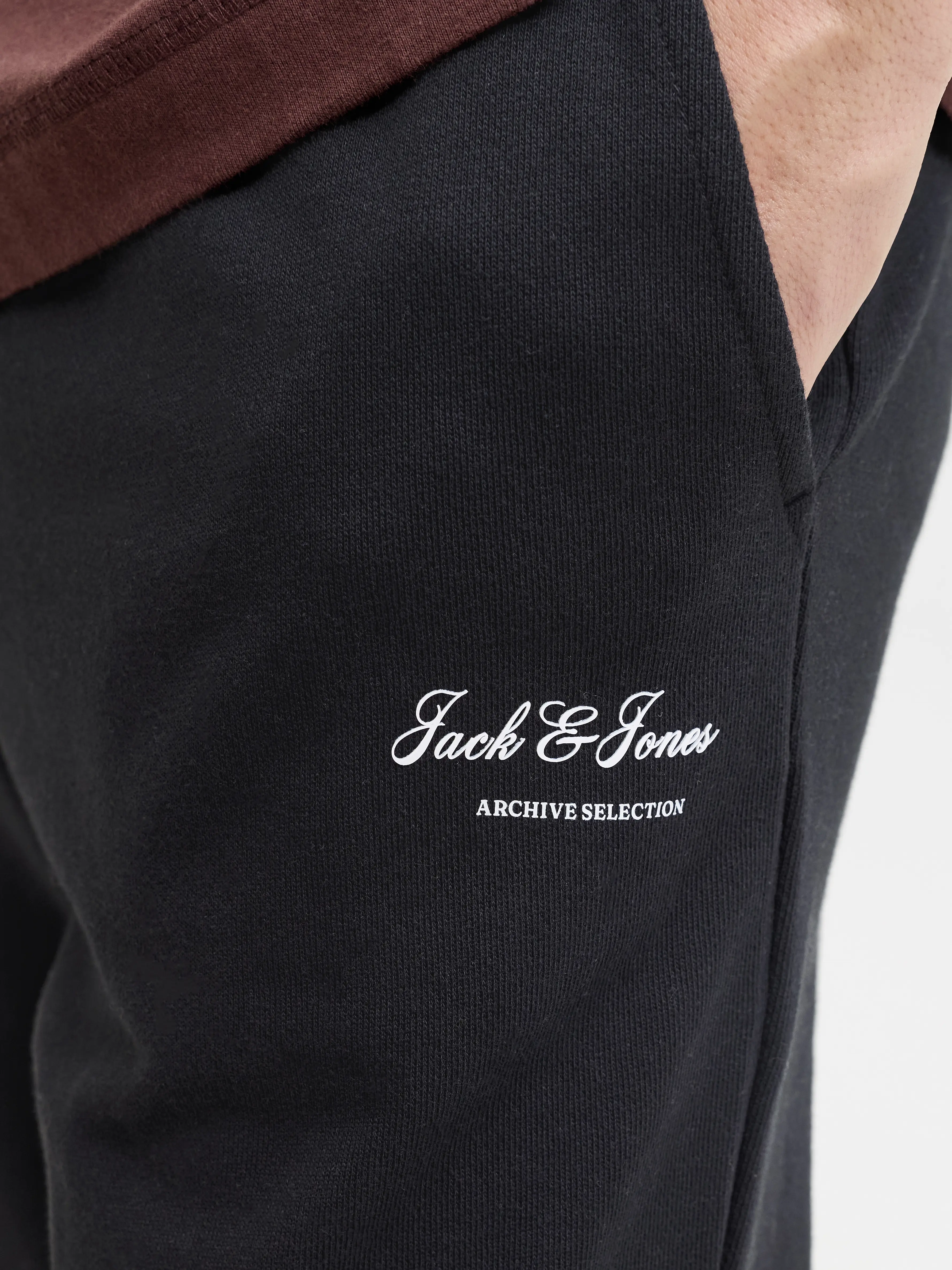 Jack & Jones - GORDON / Black - Férfi melegítő nadrág