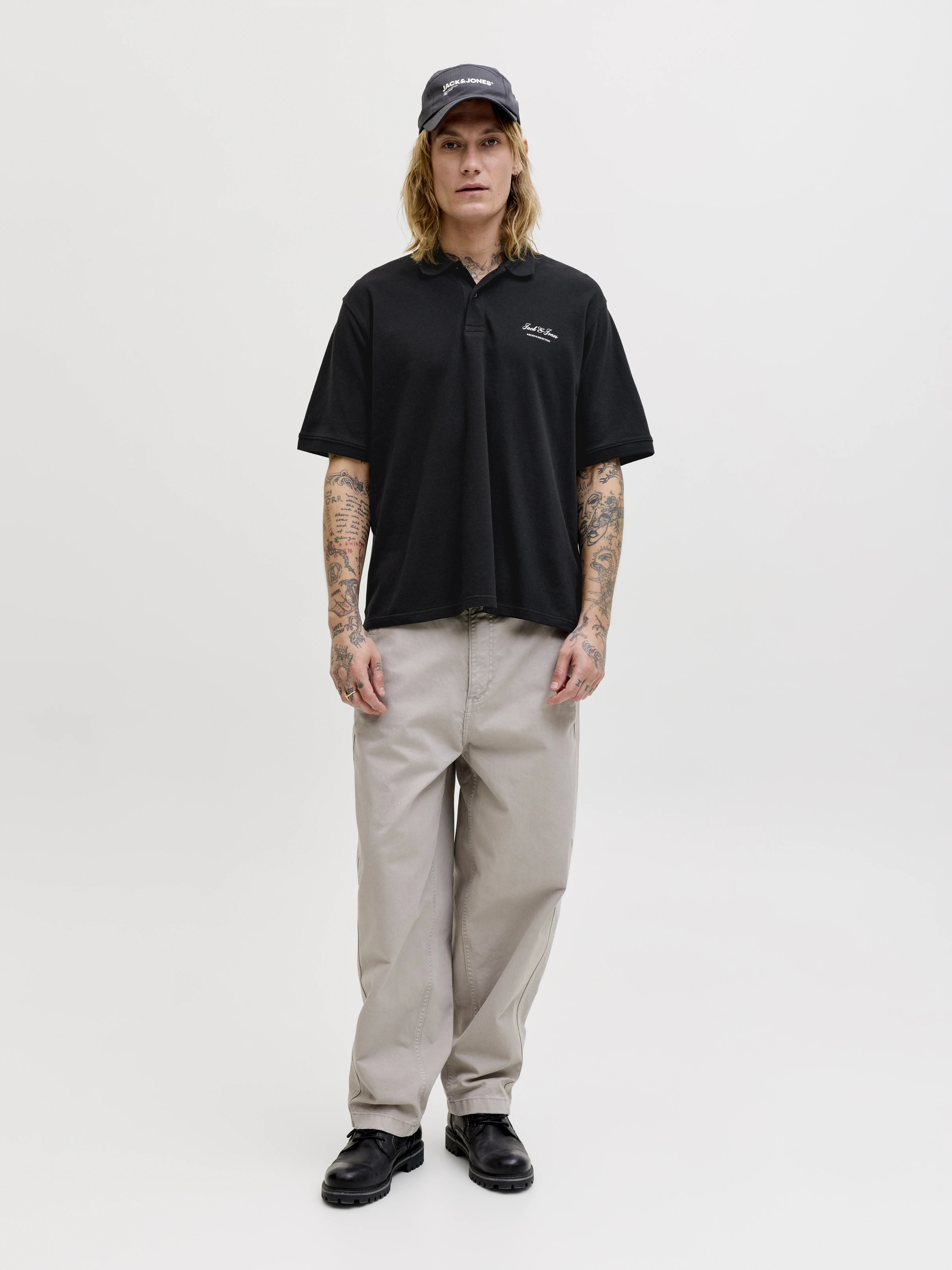 Jack & Jones - Galléros Férfi póló