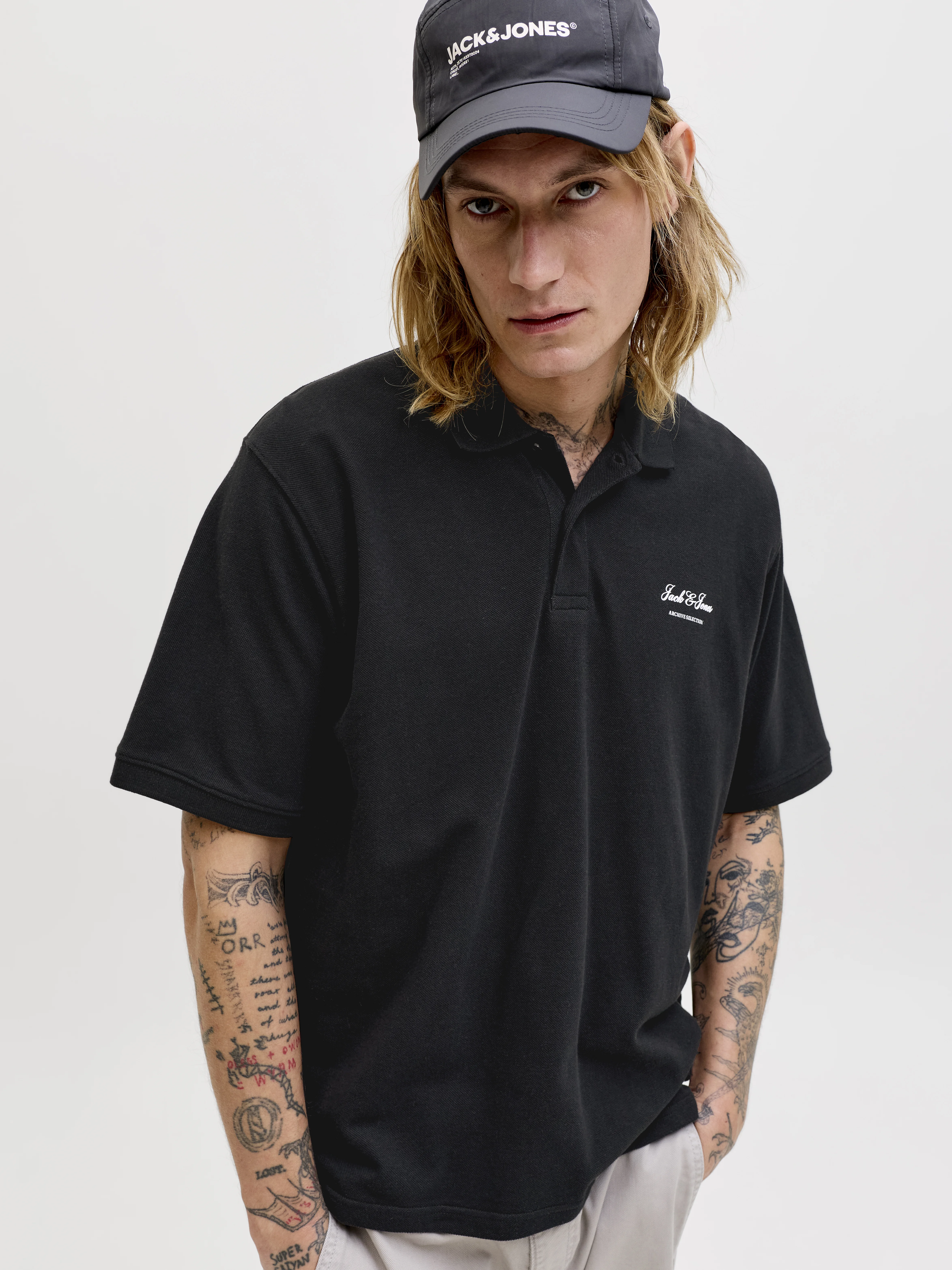 Jack & Jones - Galléros Férfi póló