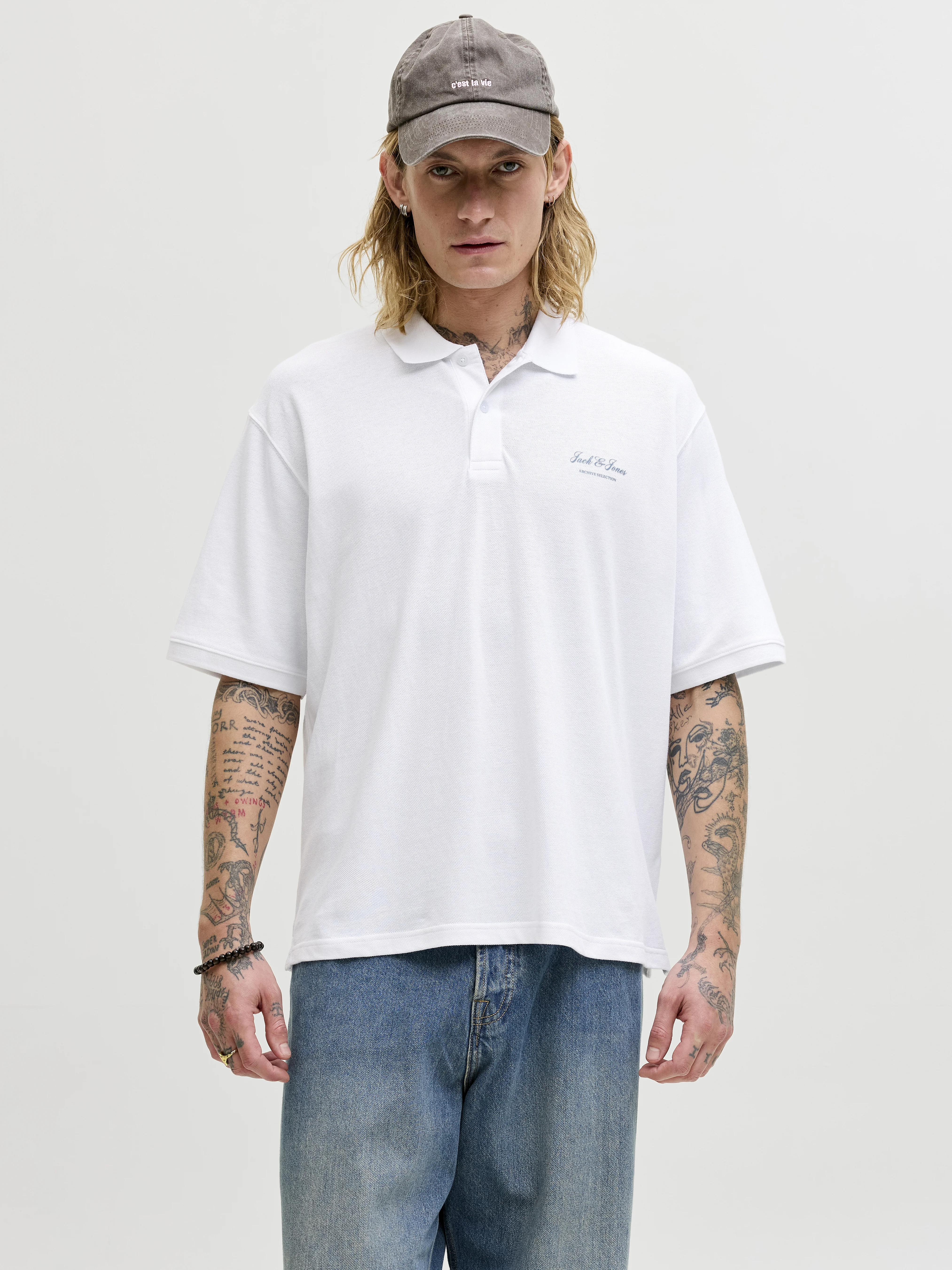 Jack & Jones - Galléros Férfi póló