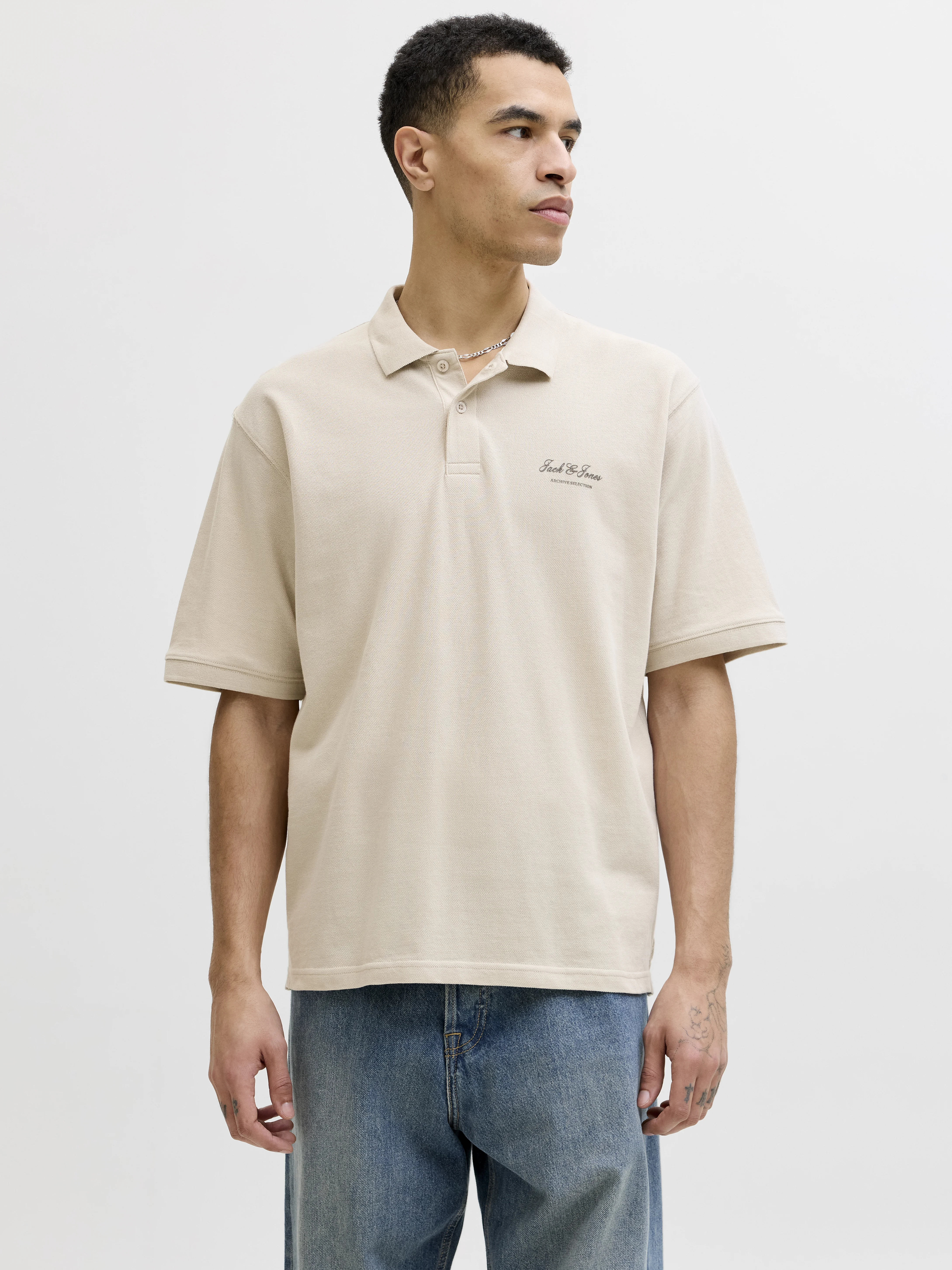 Jack & Jones - Galléros Férfi póló