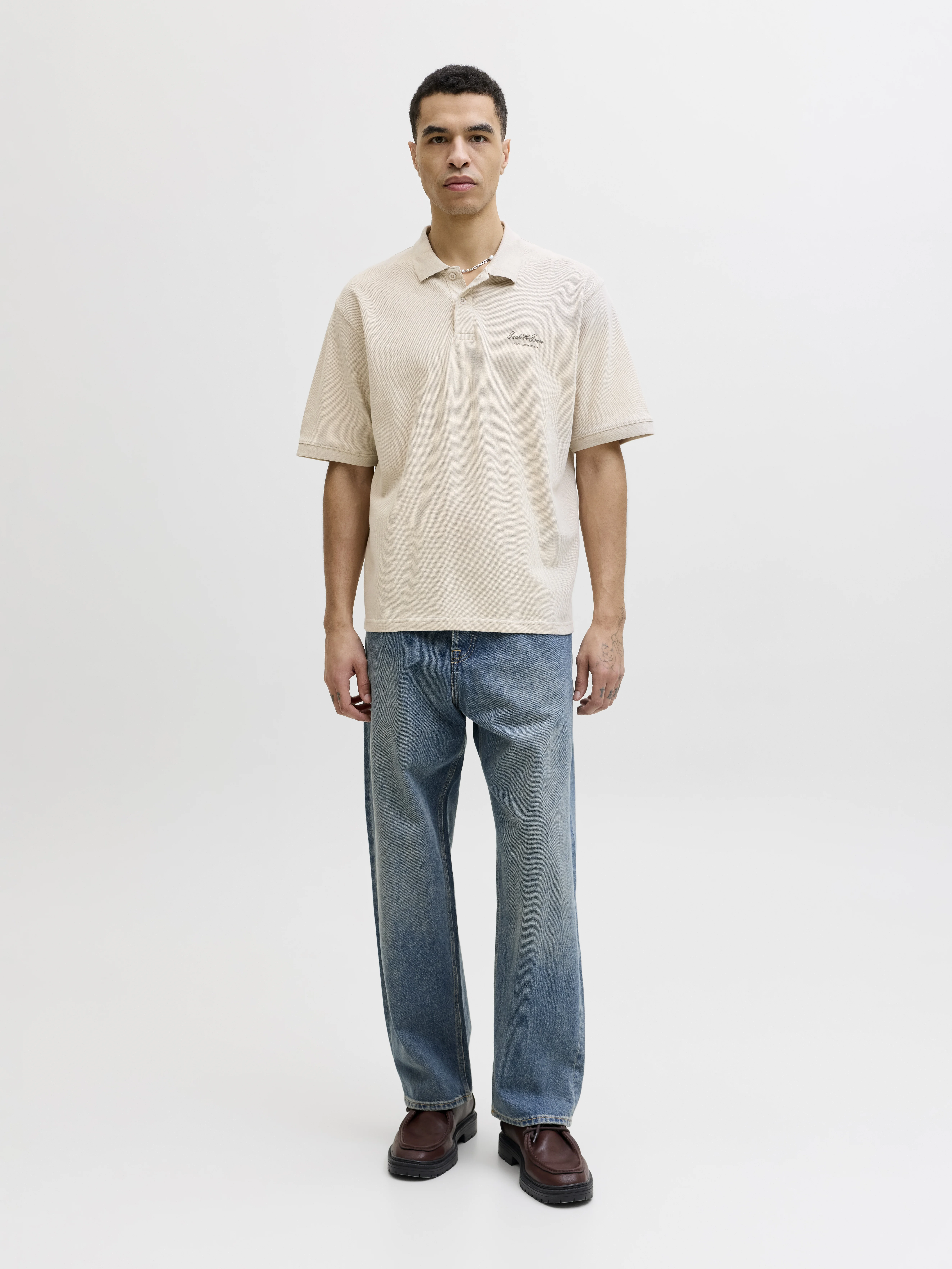 Jack & Jones - Galléros Férfi póló