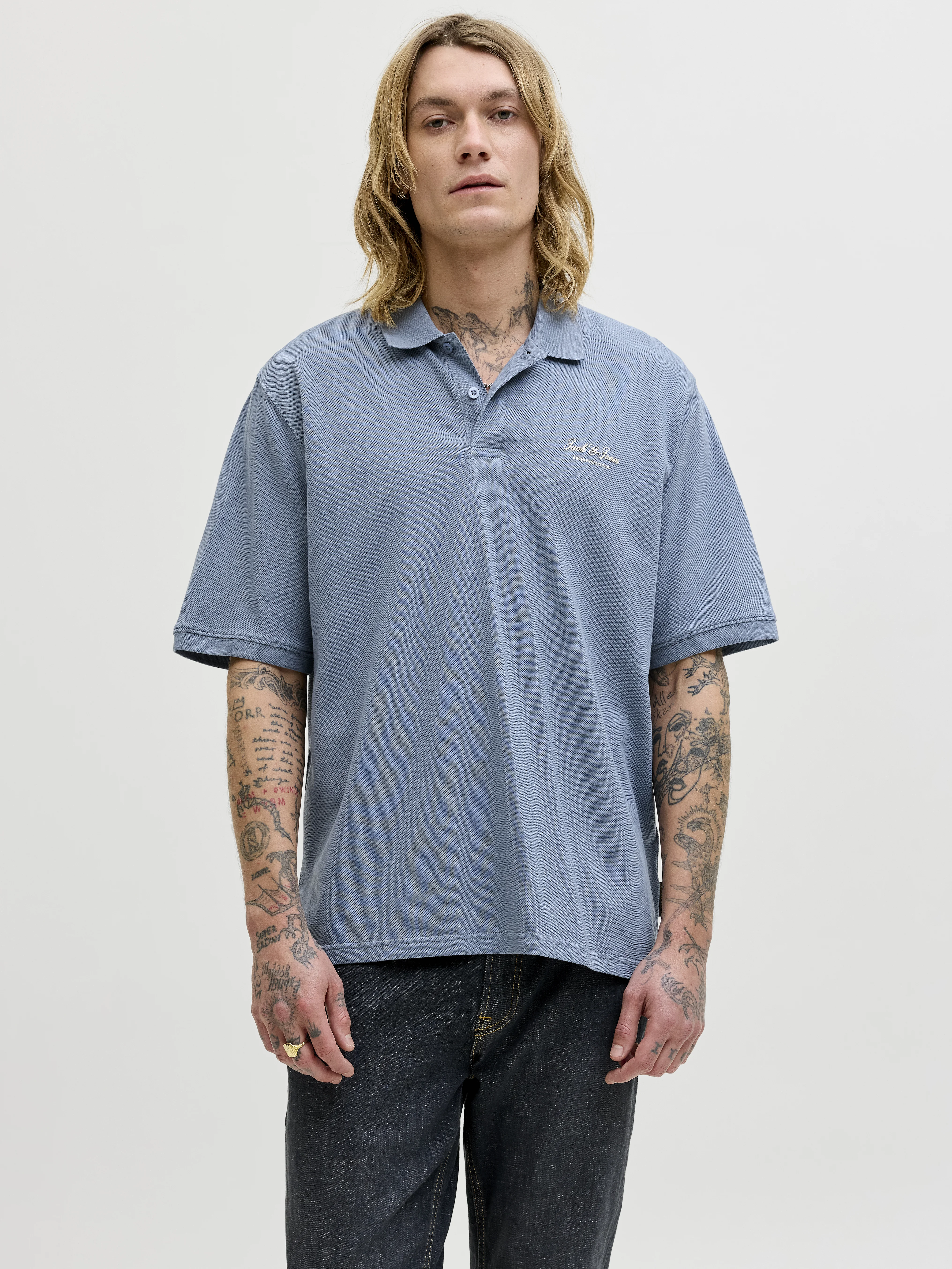 Jack & Jones - Galléros Férfi póló