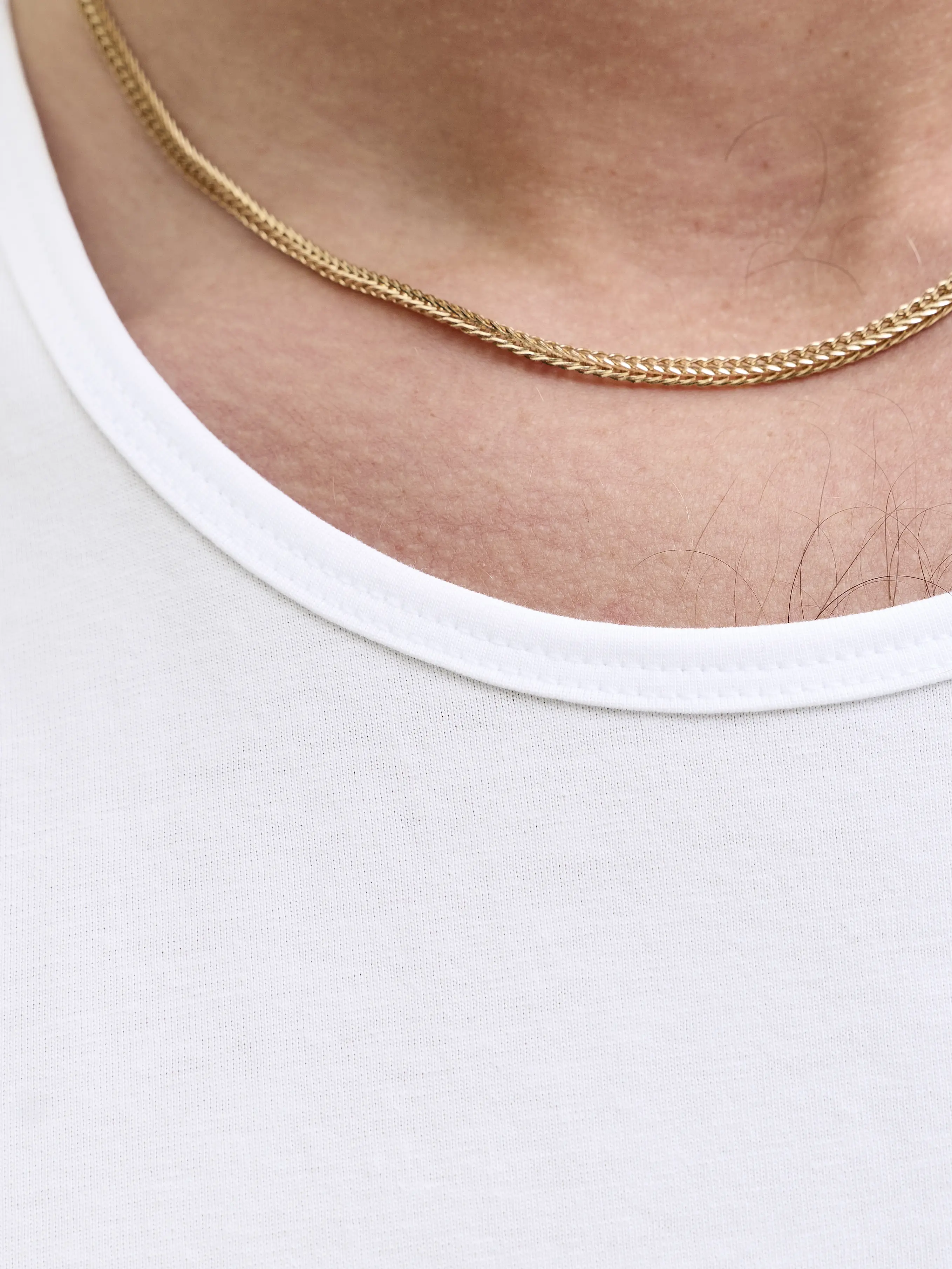 Jack & Jones - ORGANIC / White - Férfi trikó