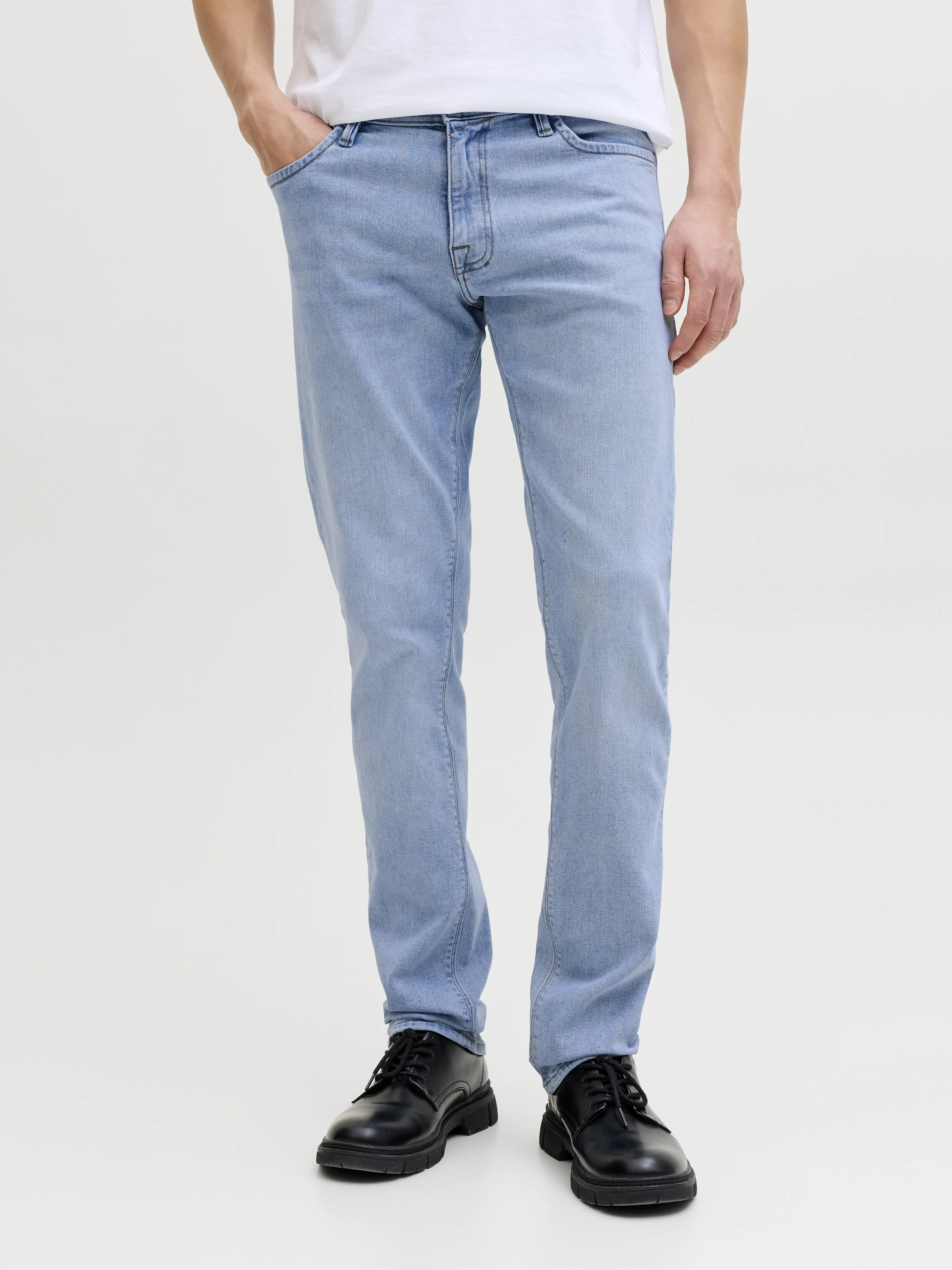 Jack & Jones - GLENN / Blue - Férfi farmernadrág