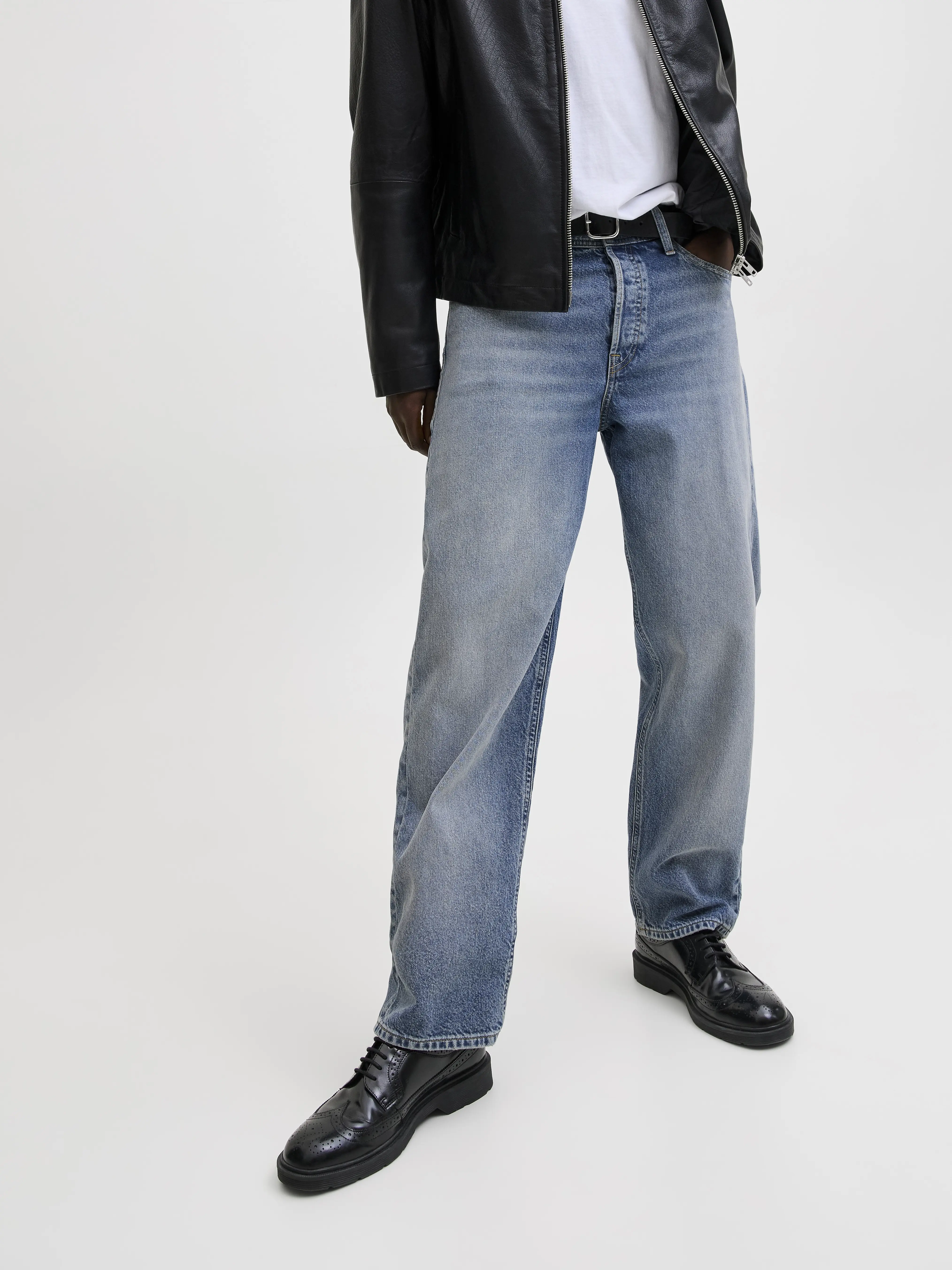 Jack & Jones - EDDIE / Blue - Férfi farmernadrág