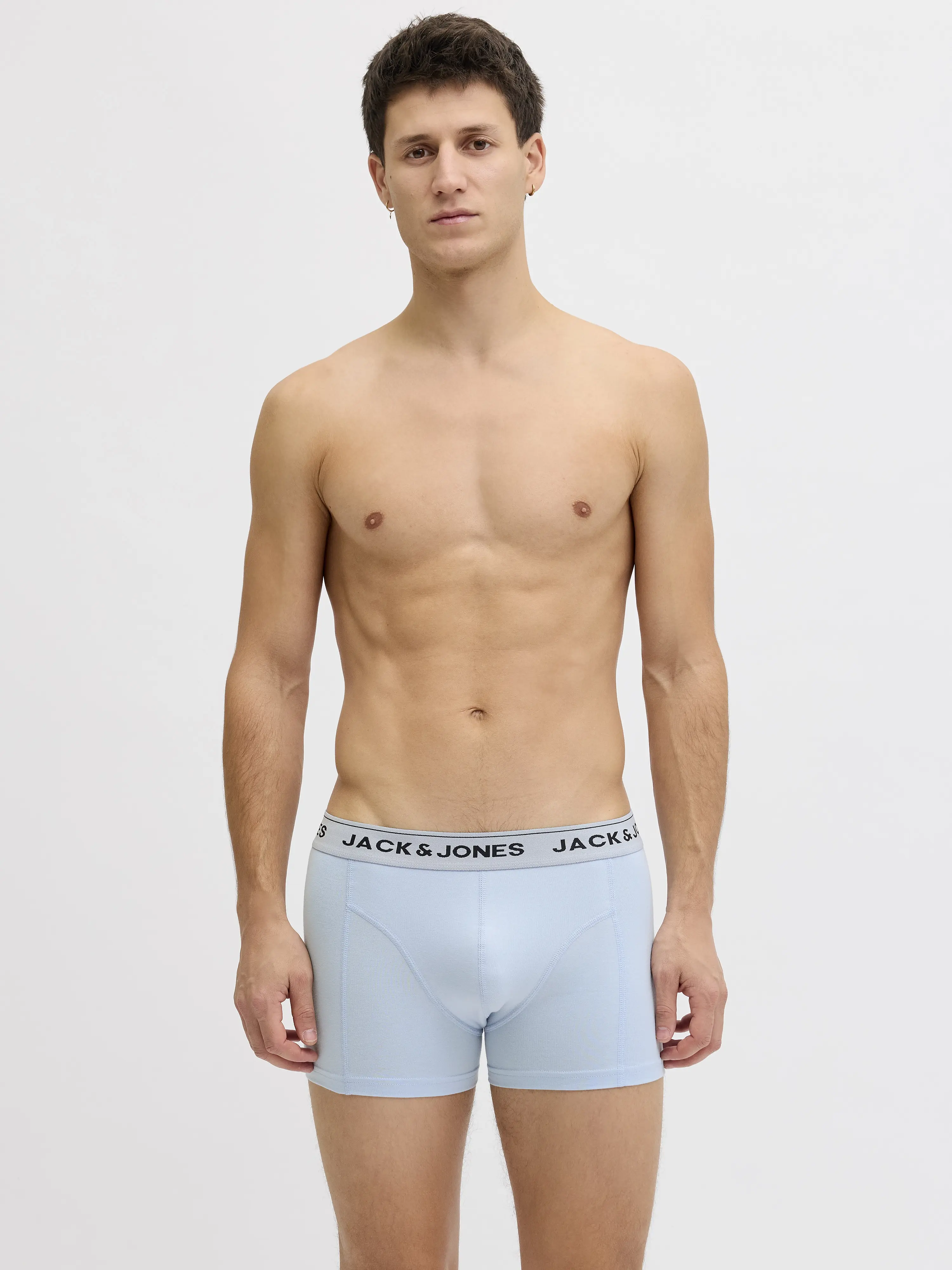 Jack & Jones - JACPALMTREE / Blue - Férfi boxeralsó szett - 3 db