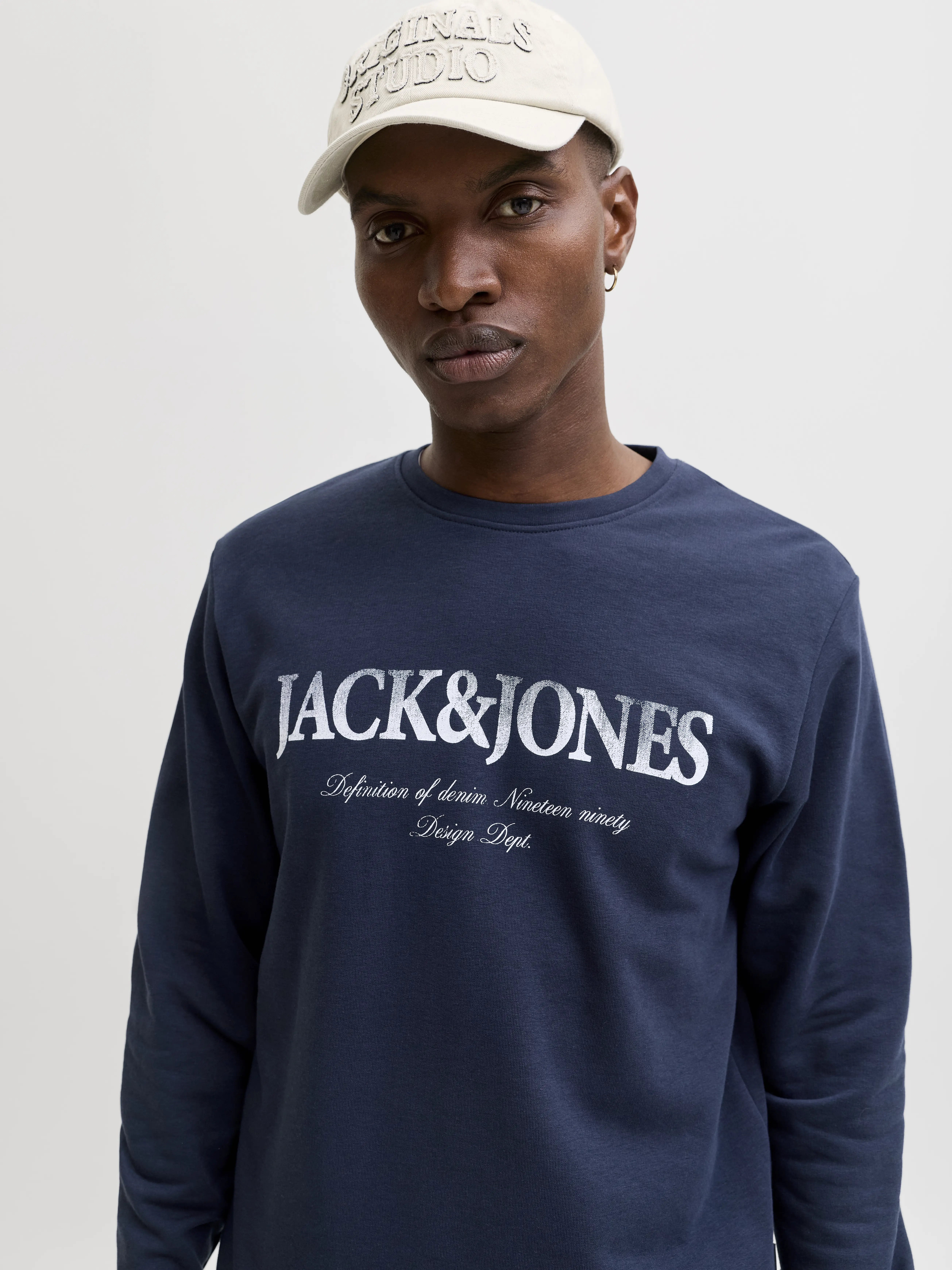 Jack & Jones - DEVIN / Blue - Sportos Férfi pulóver