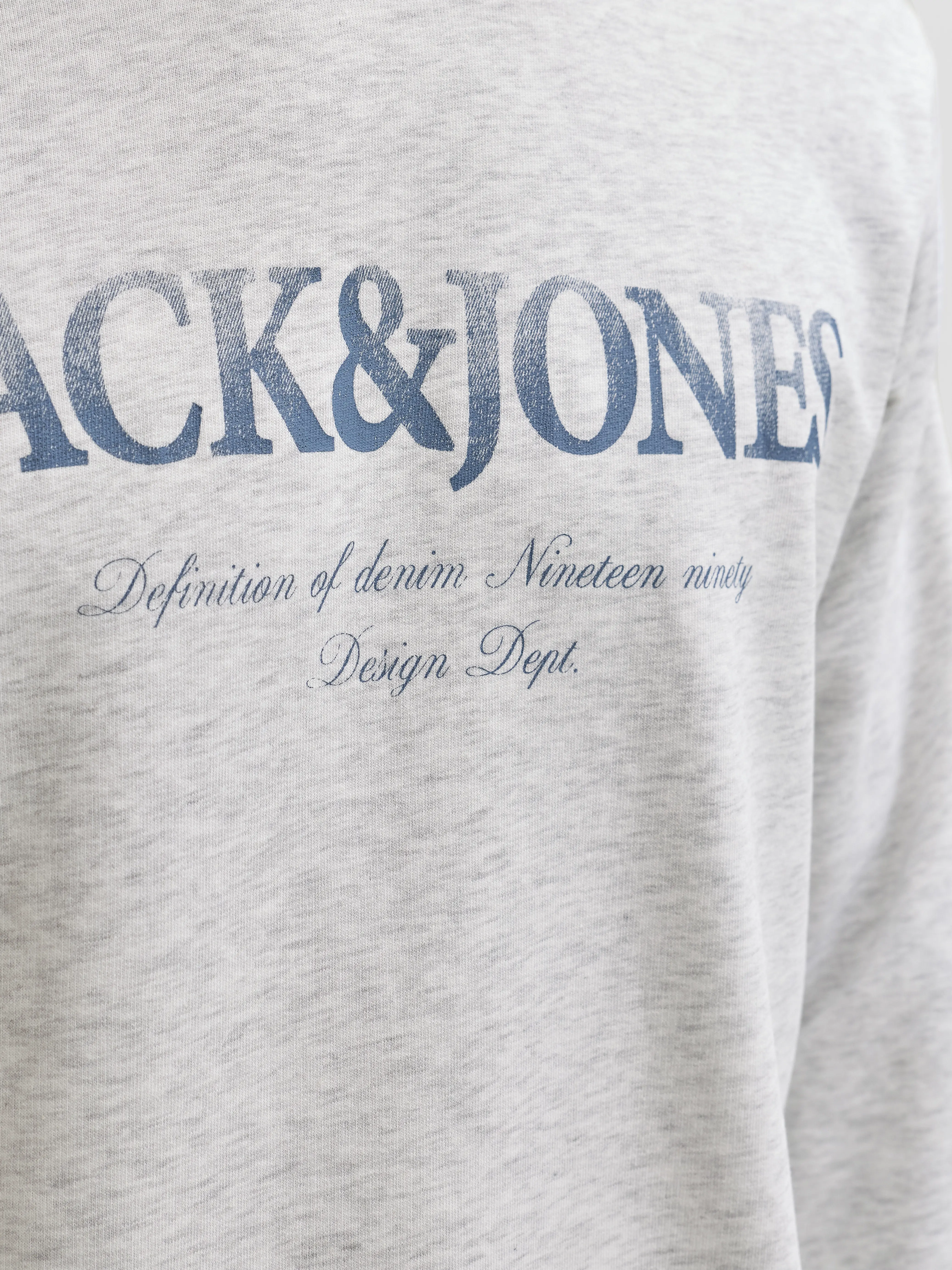 Jack & Jones - DEVIN / White - Sportos Férfi pulóver