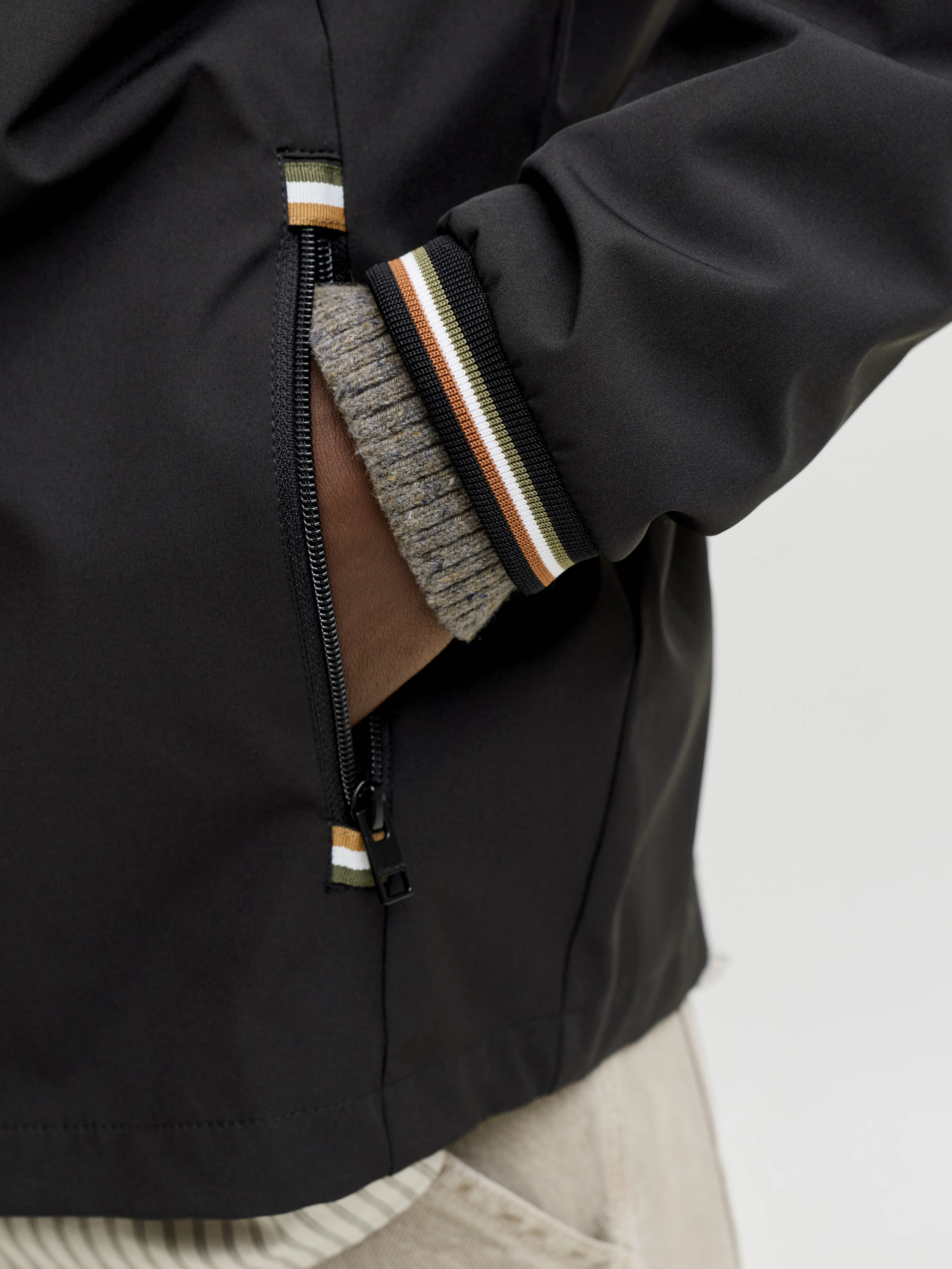 Jack & Jones - BLUALVES / Black - Férfi dzseki