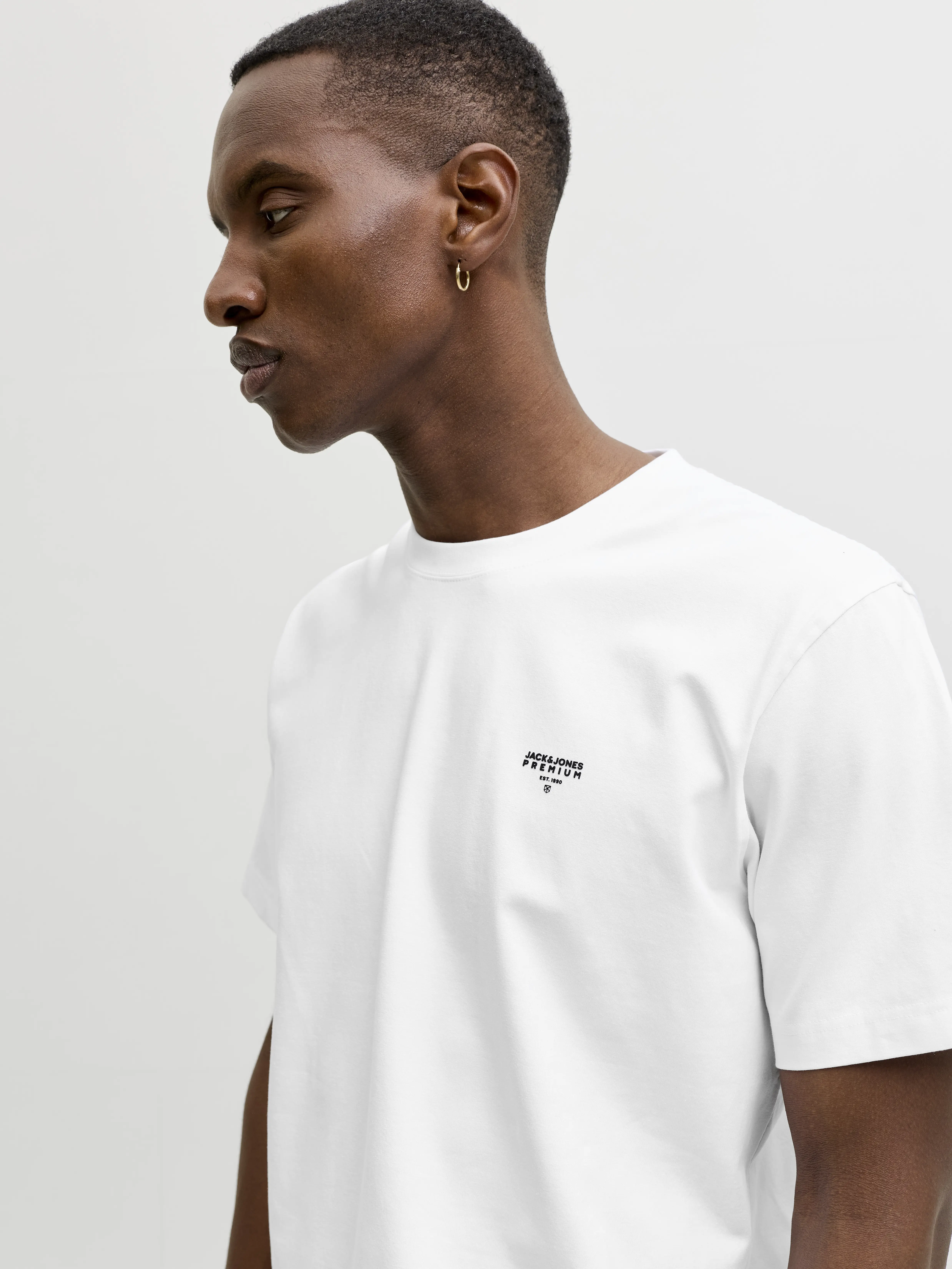 Jack & Jones - BLATYLER / White - Férfi póló
