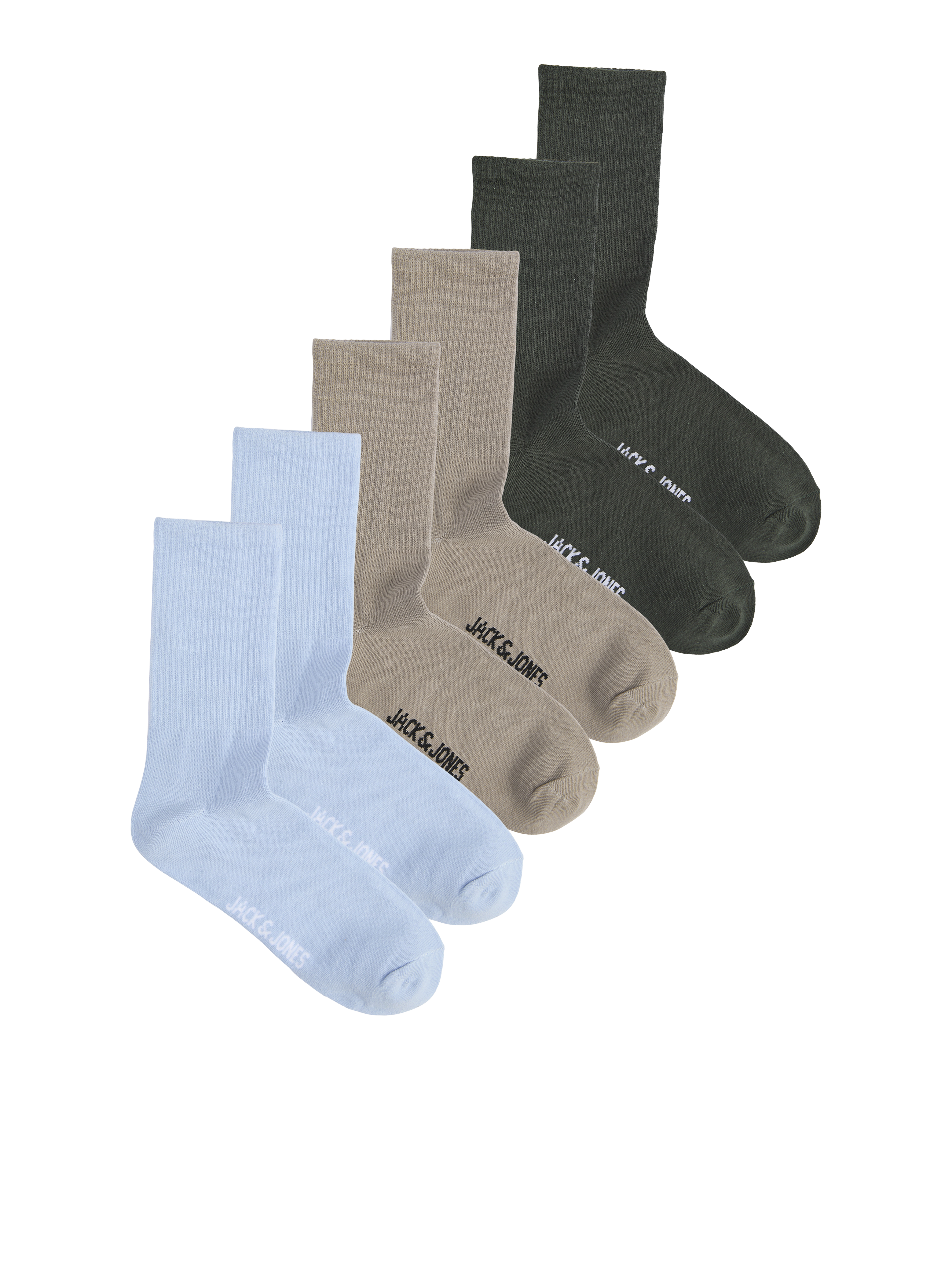 Jack & Jones - JACNOLAN / Grey - Férfi zokni szett - 3 pár