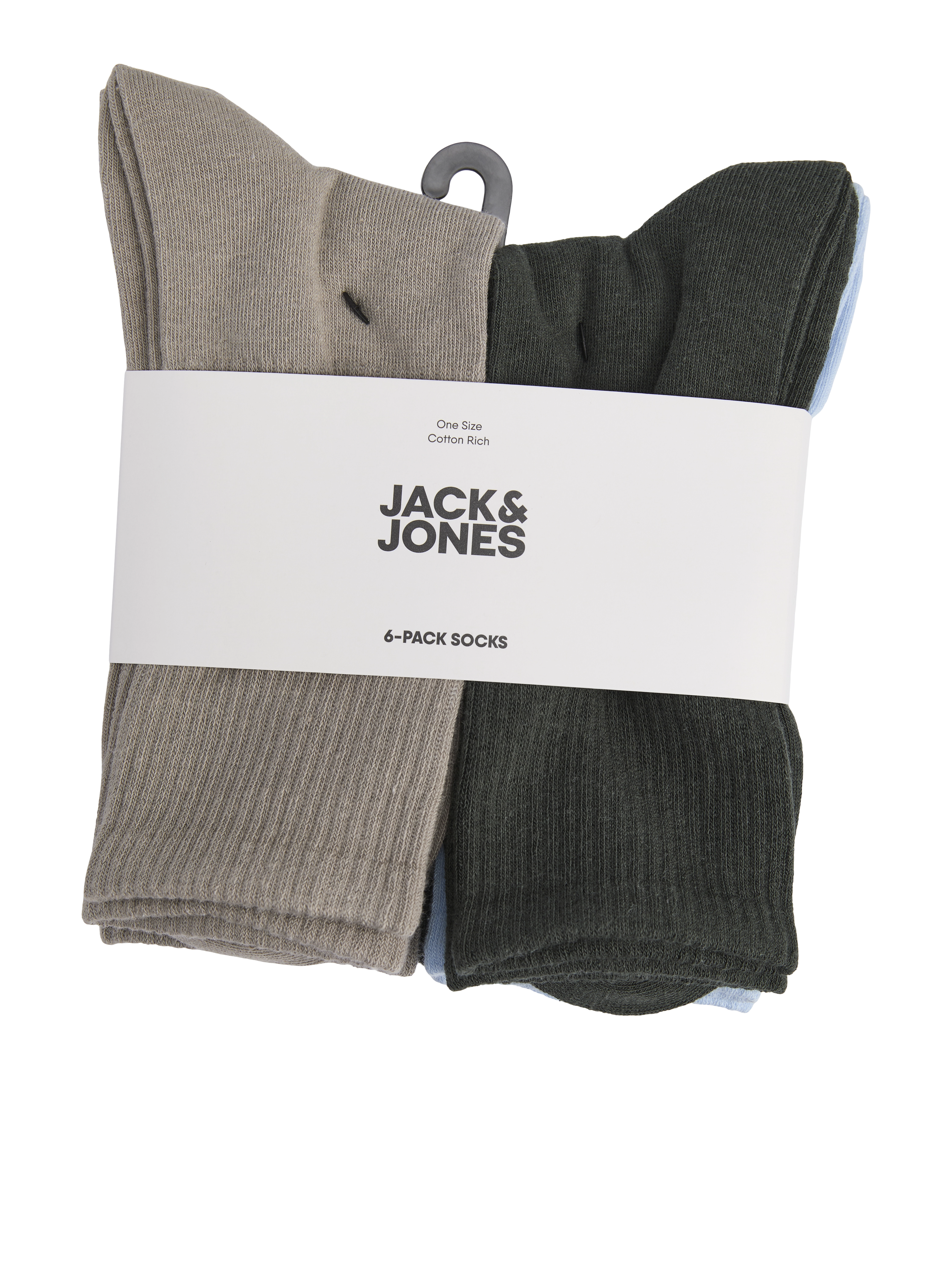 Jack & Jones - JACNOLAN / Grey - Férfi zokni szett - 3 pár