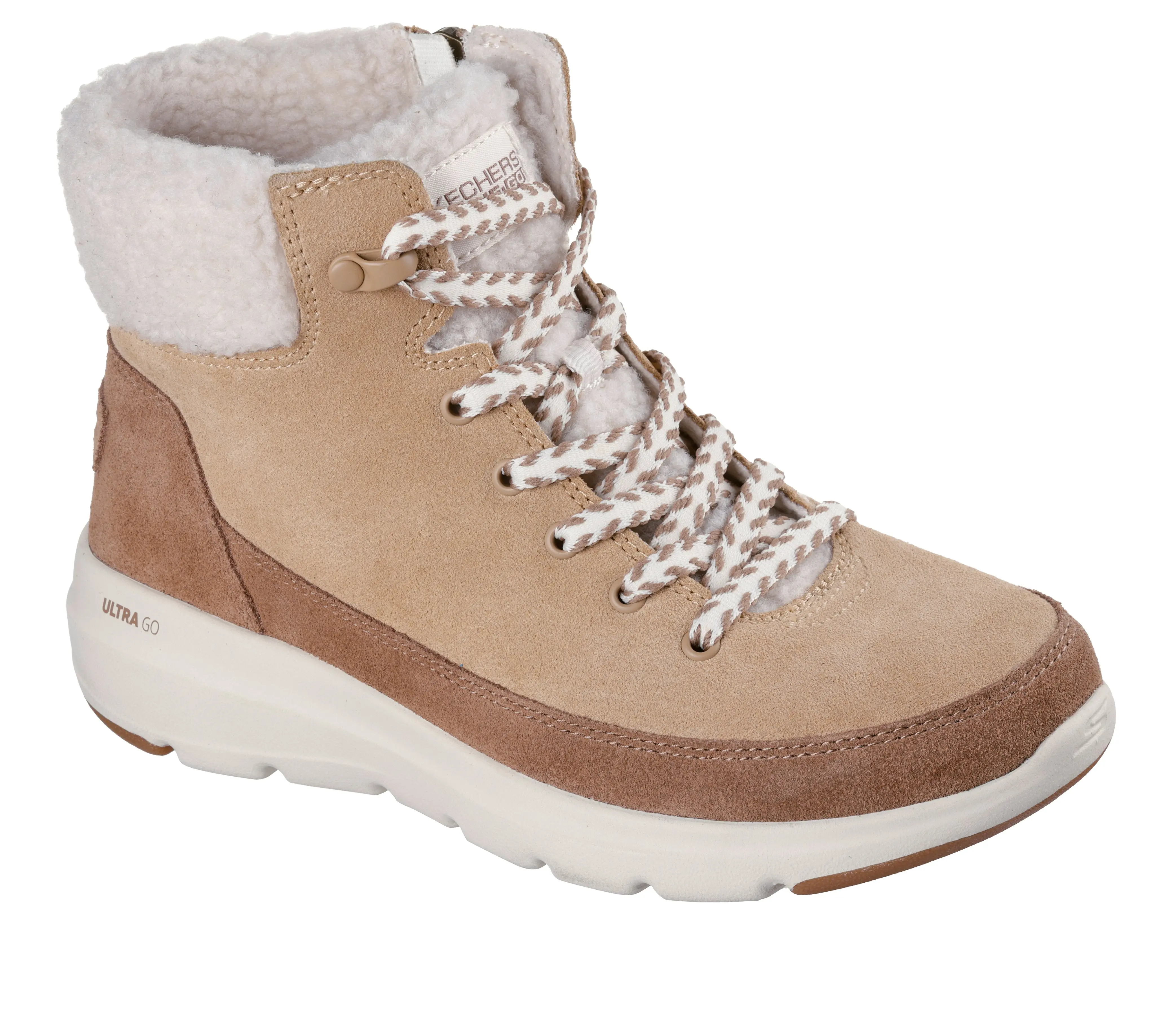 Skechers - GLACIAL ULTRA / AUTUMN DAYS - Bőr Női Bakancs