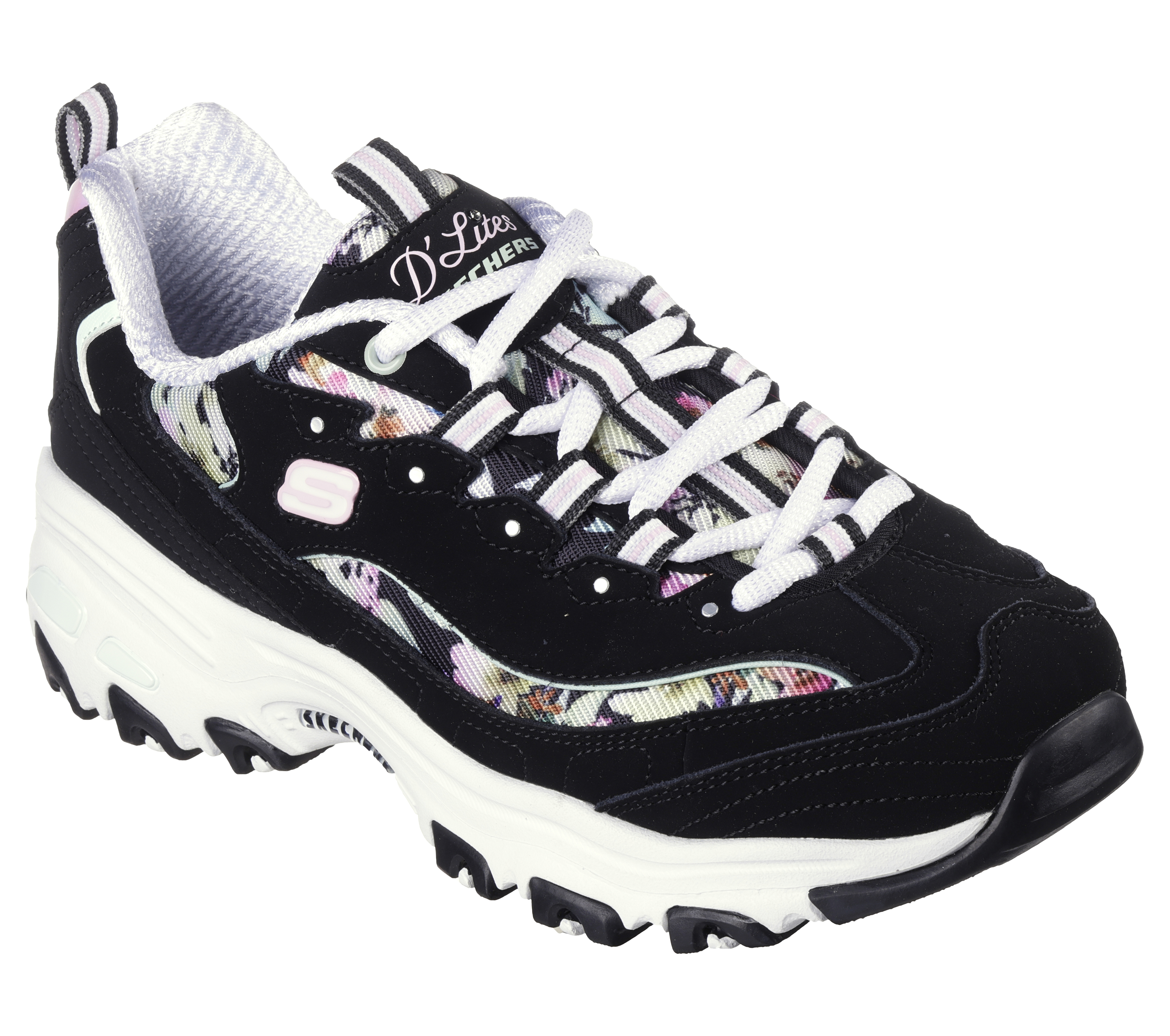 Skechers - D'Lites / Booming - Bőr Sneaker Női utcai cipő