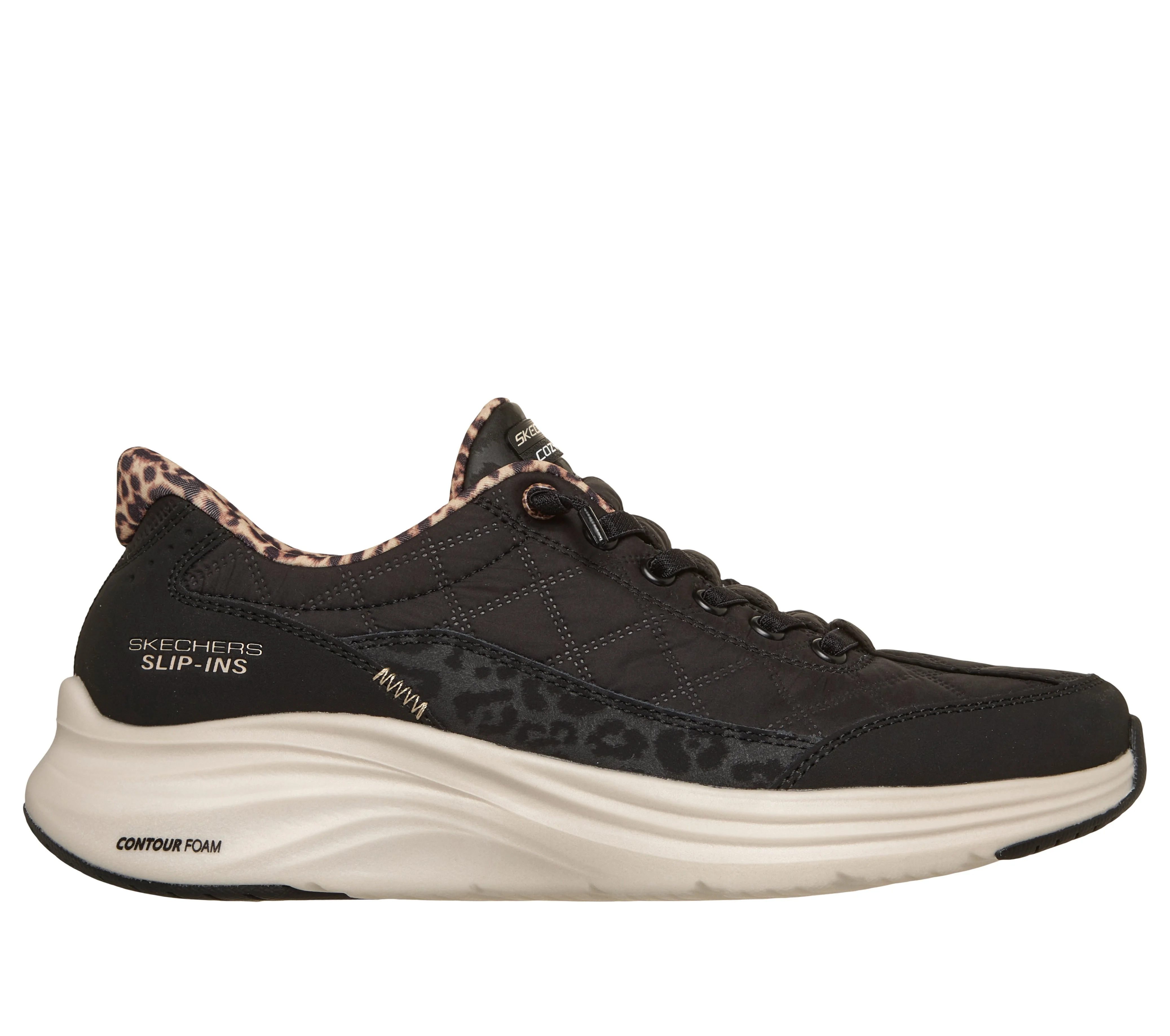 Skechers - CONTOUR FOAM-LEOPARD DREAM - Slip-Ins Női utcai cipő