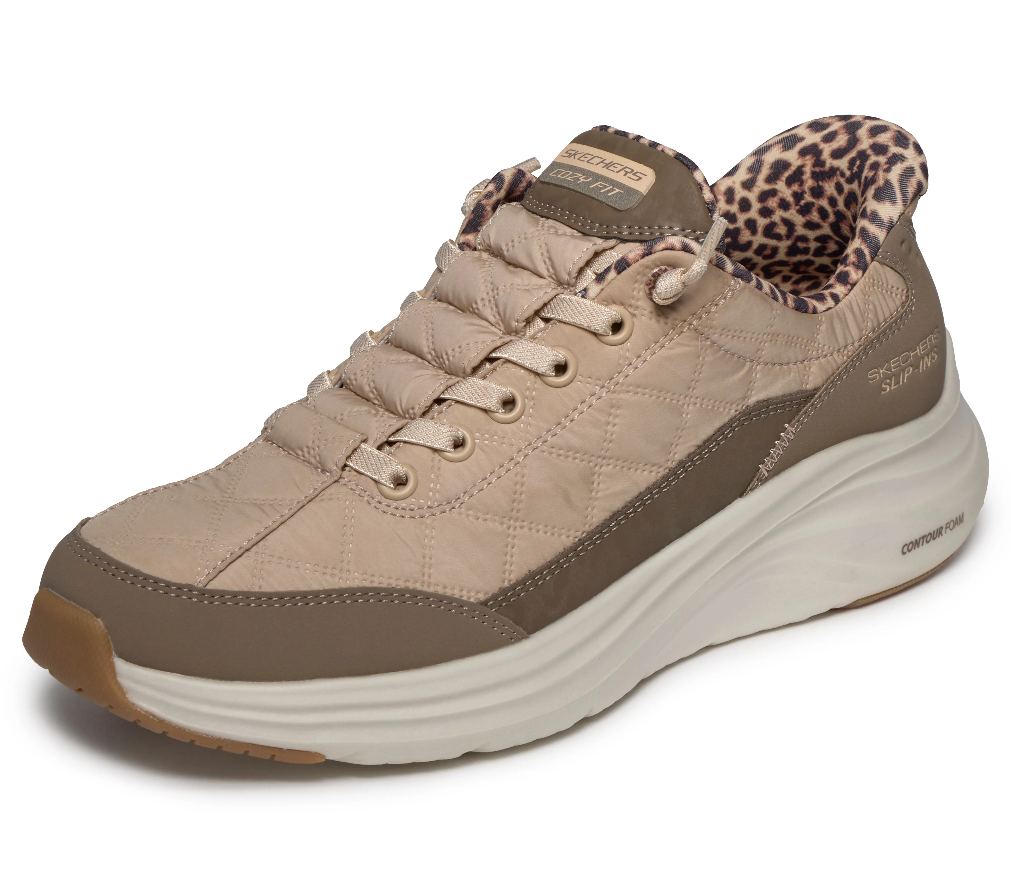 Skechers - CONTOUR FOAM-LEOPARD DREAM - Slip-Ins Női utcai cipő