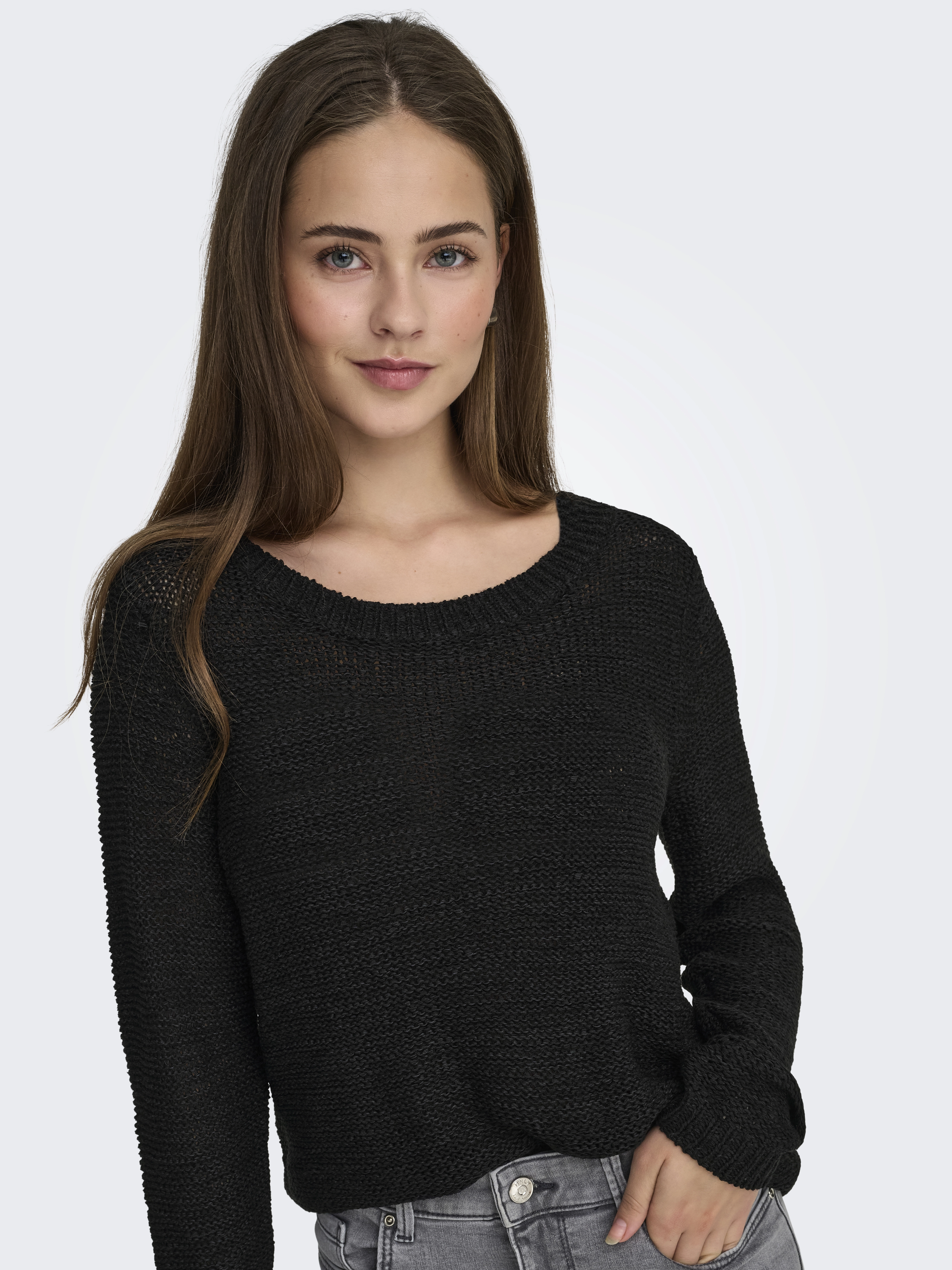 ONLY - GEENA / Black - Női pulóver