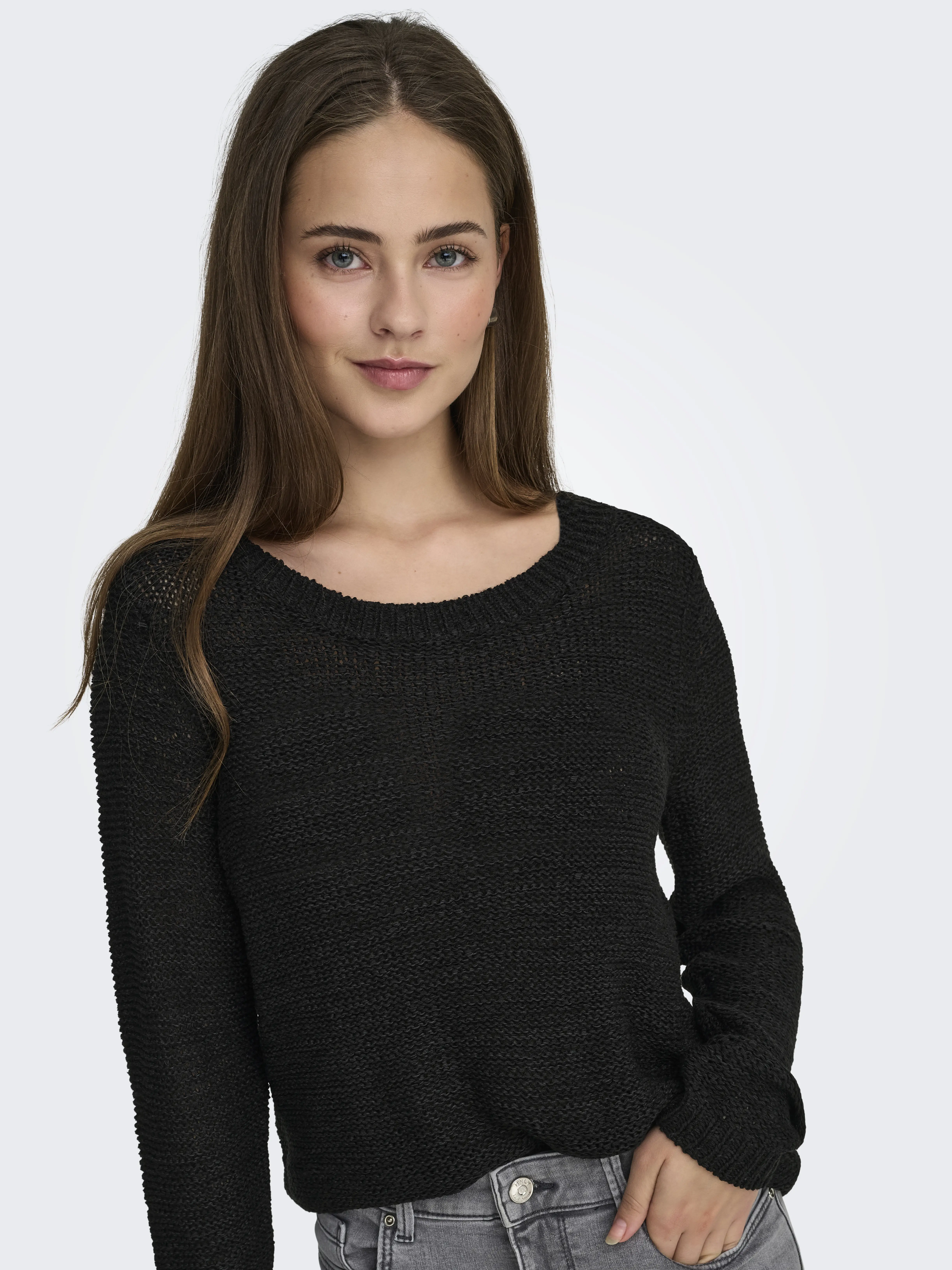 ONLY - GEENA / Black - Női pulóver