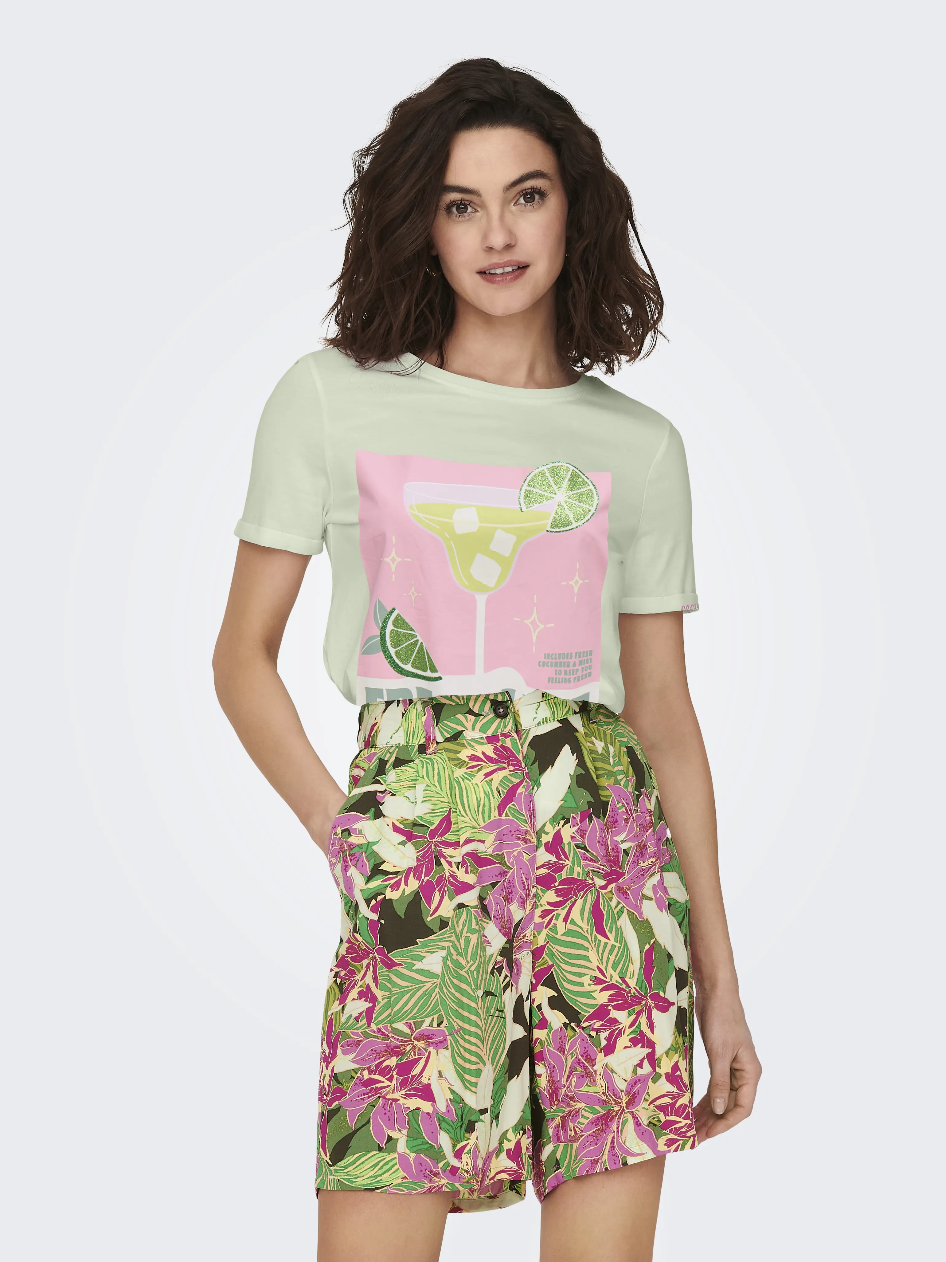 ONLY - KITA / Green - Női póló