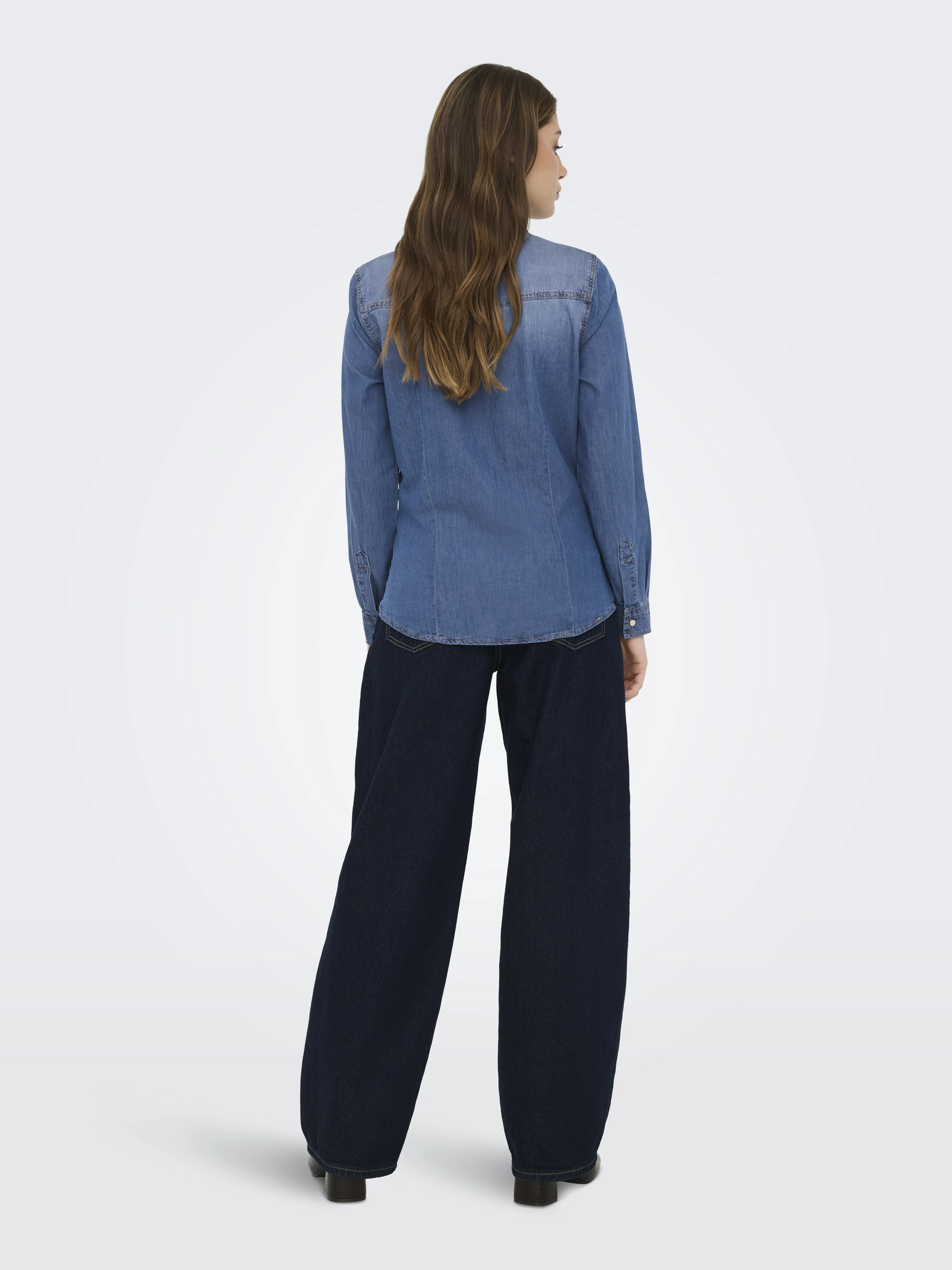 ONLY - ALEXA / Blue - Női farmer ing