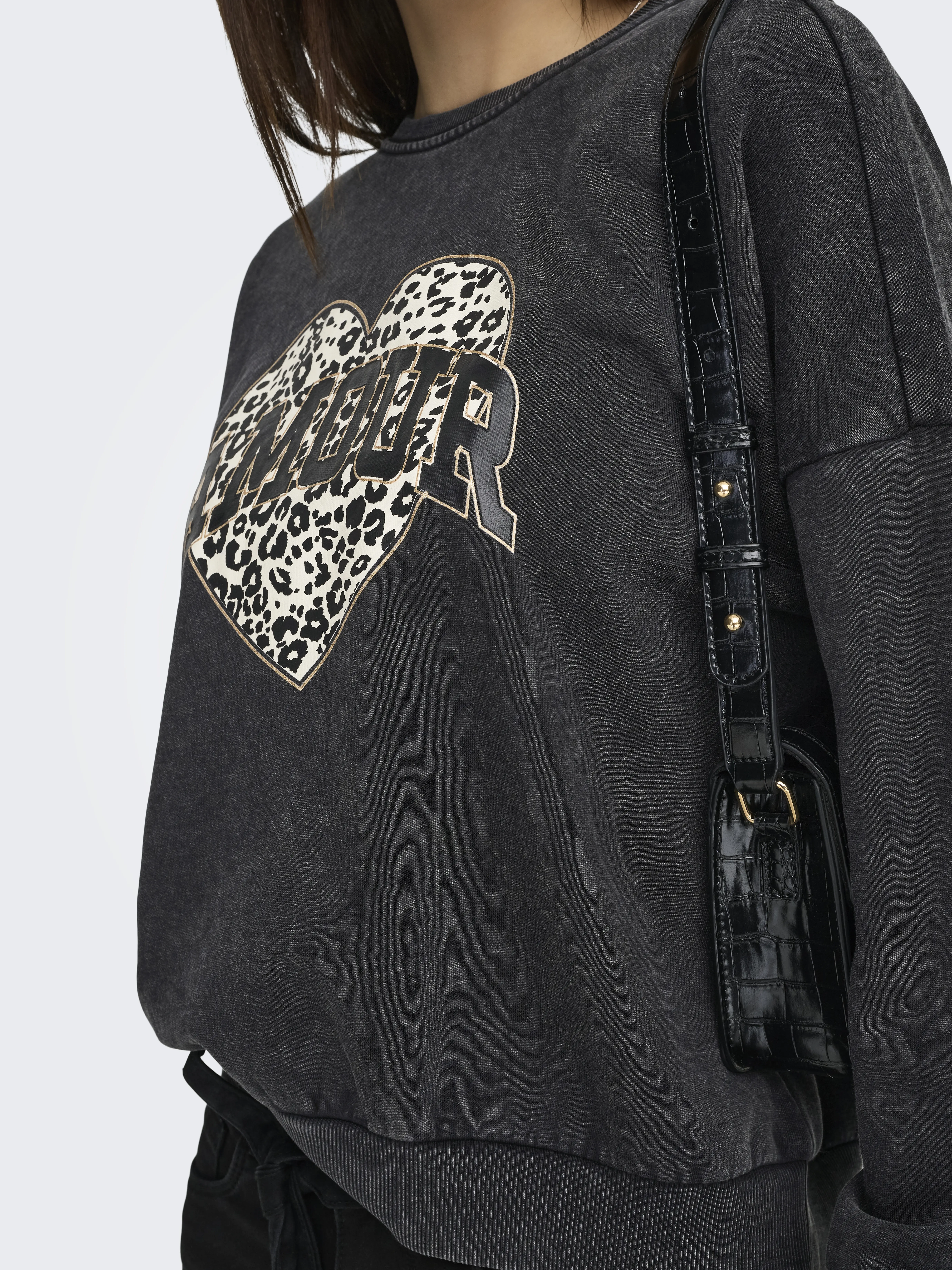 ONLY - LAUREN / Black - Sportos Női pulóver