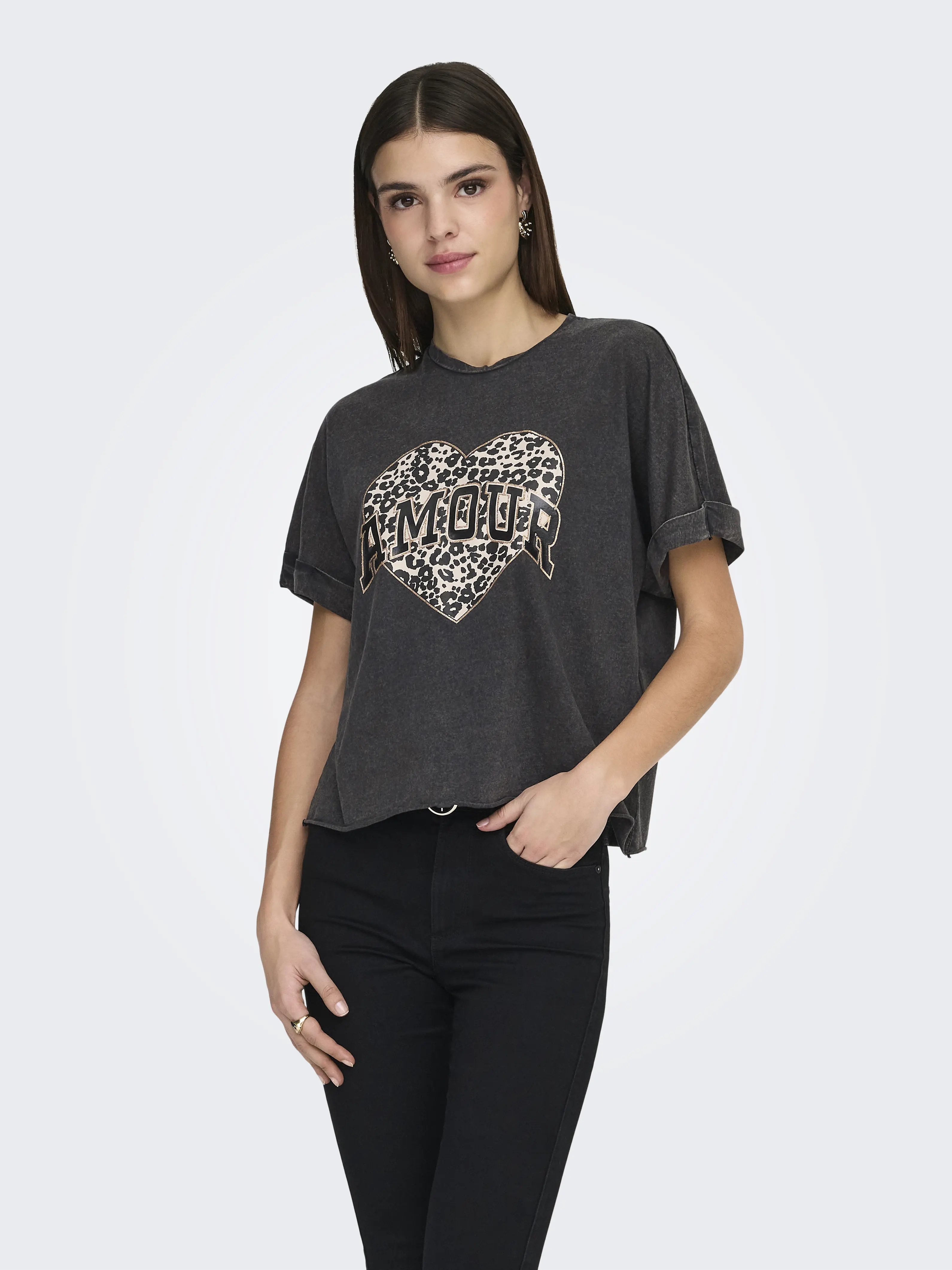 ONLY - LUCY / Black - Női póló