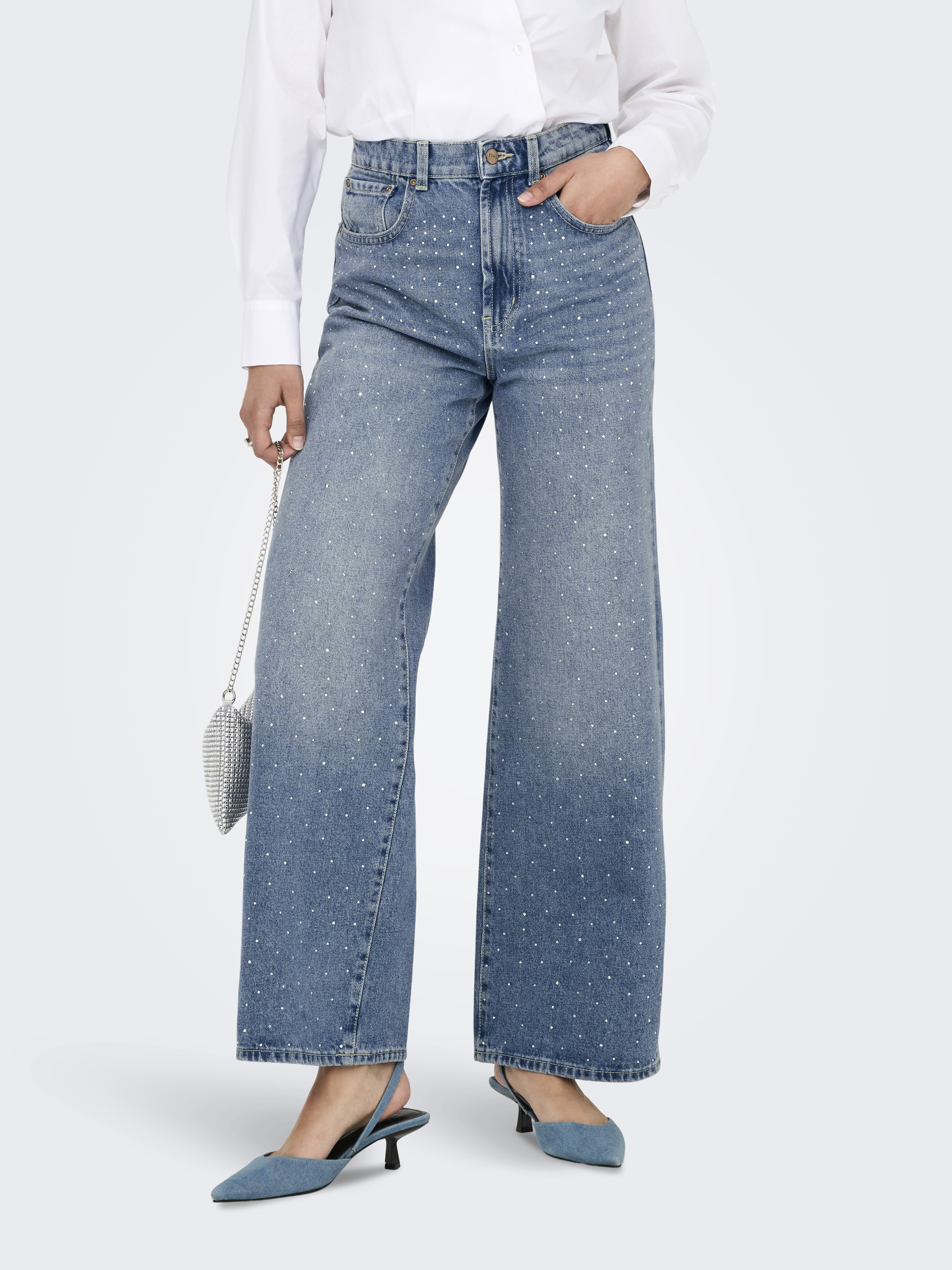 ONLY - Hope / Rhinestone - Női farmernadrág