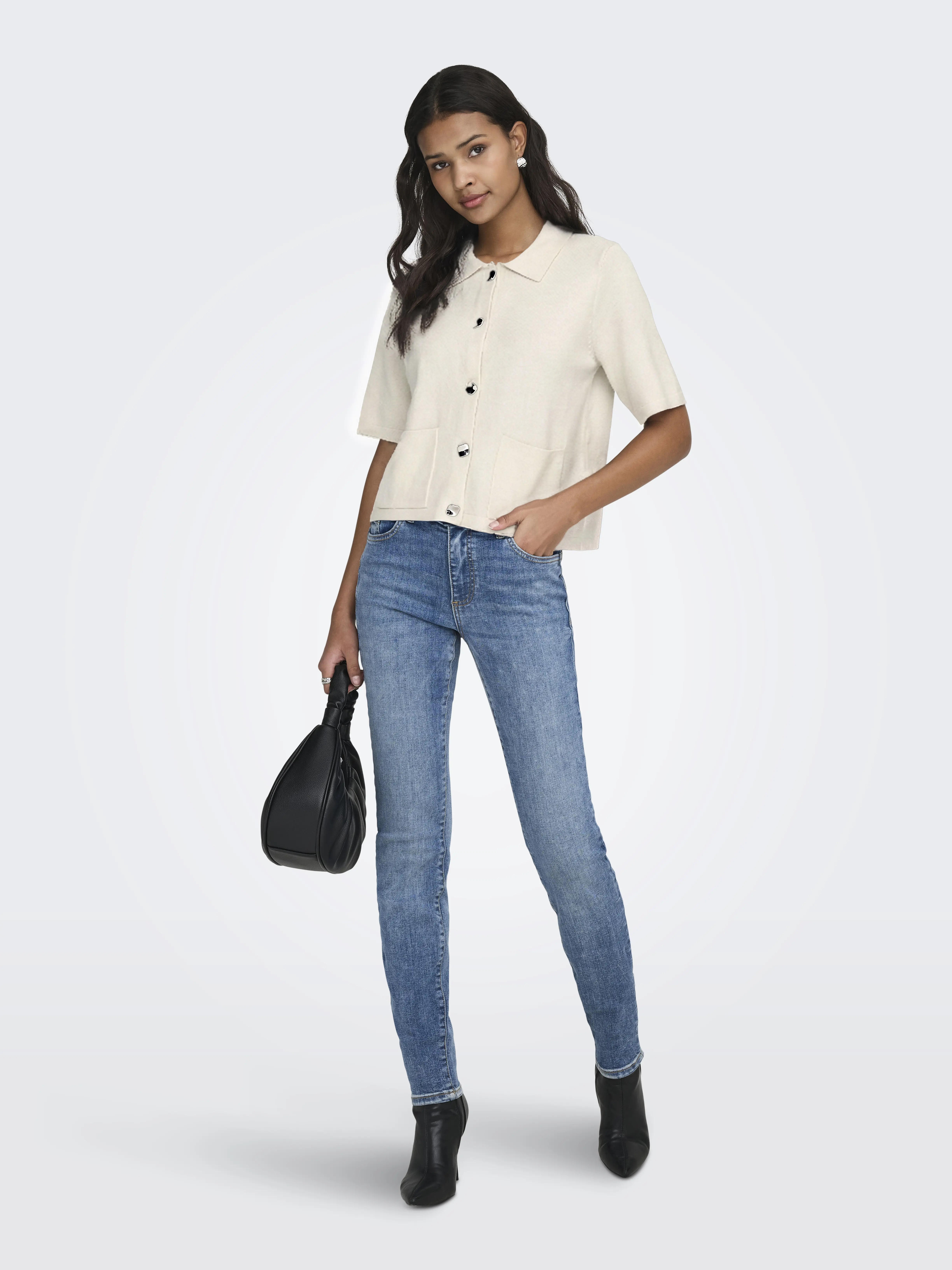 JDY - PRIME / White - Női kardigán