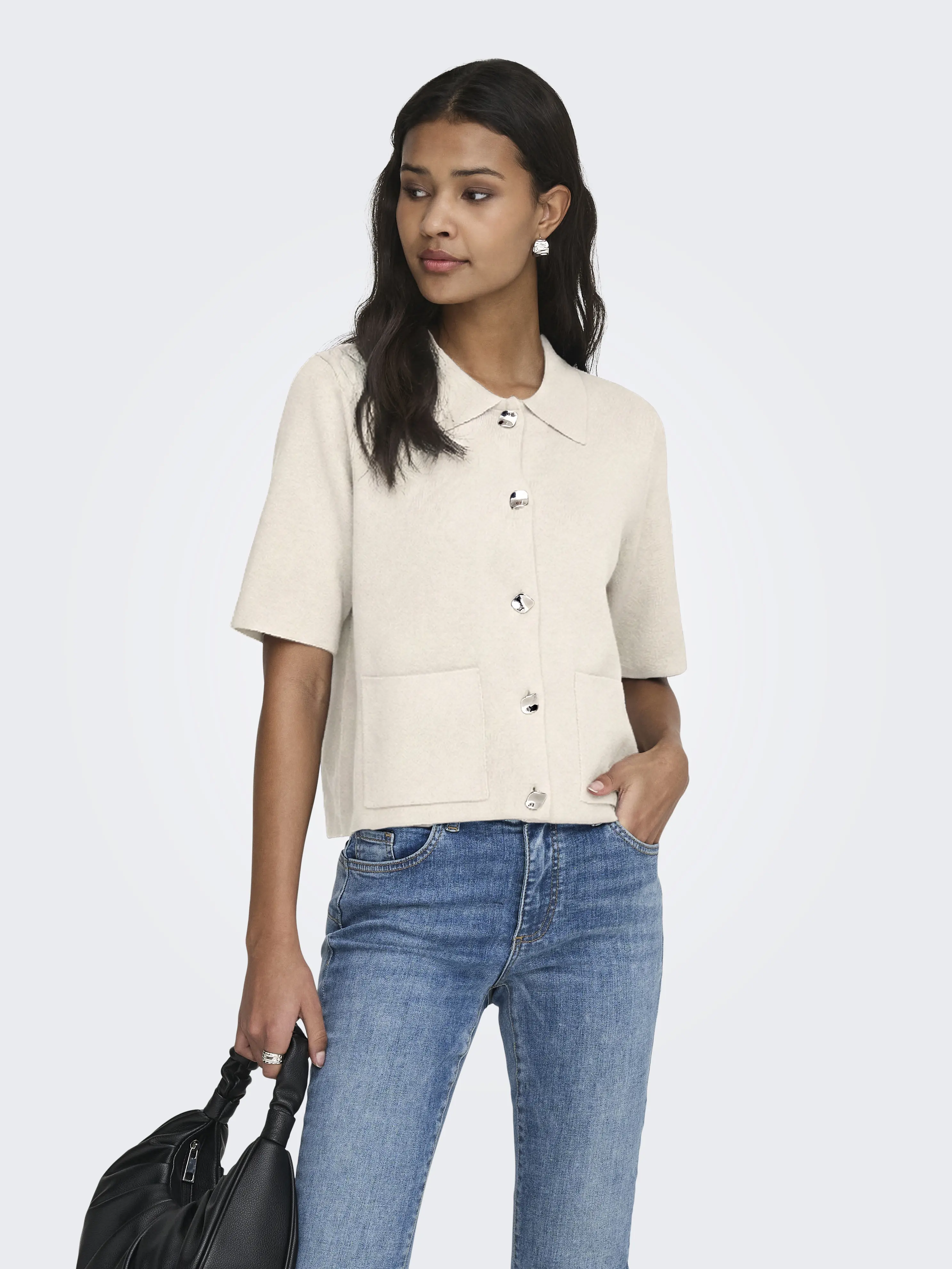 JDY - PRIME / White - Női kardigán