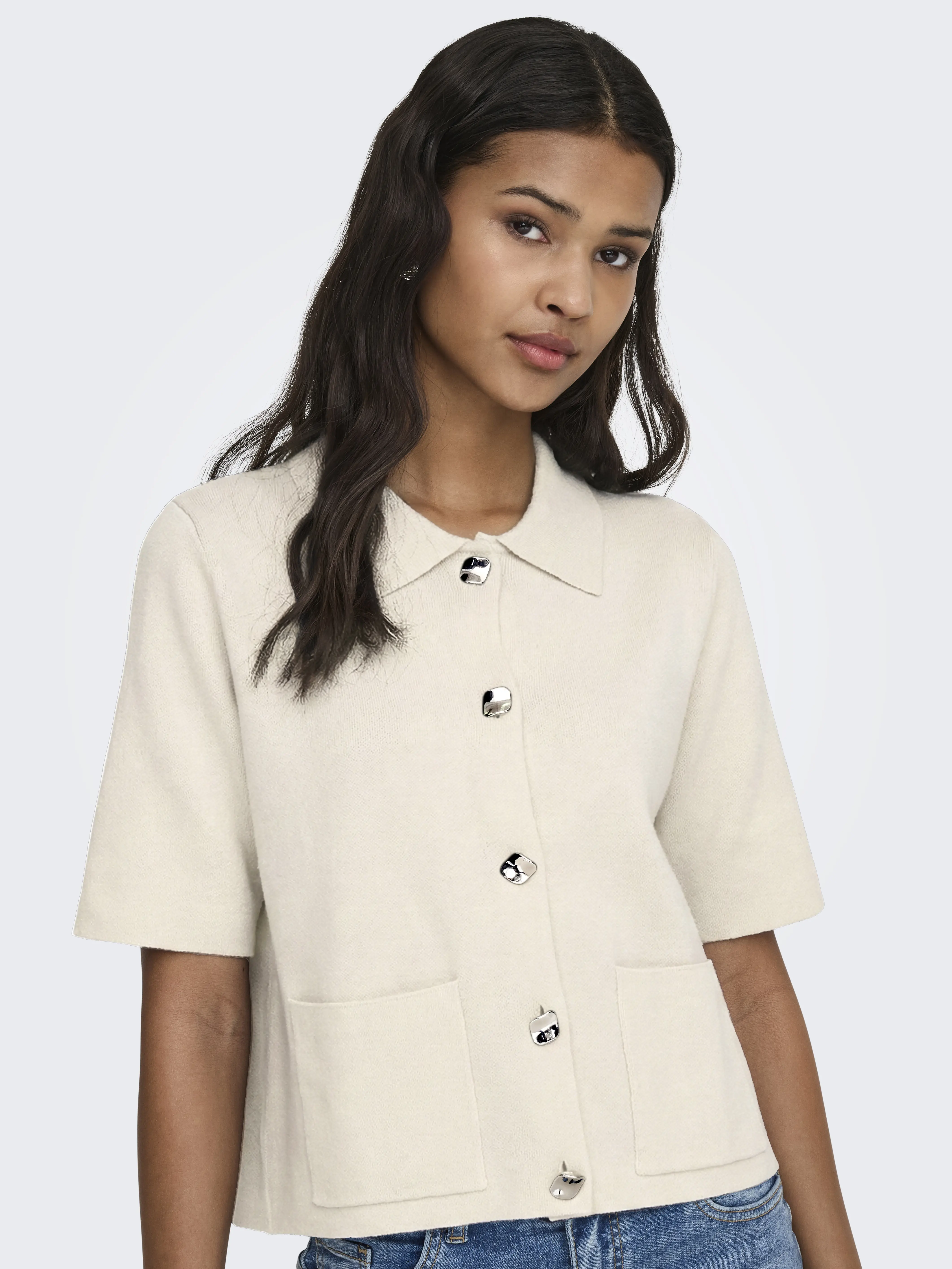 JDY - PRIME / White - Női kardigán