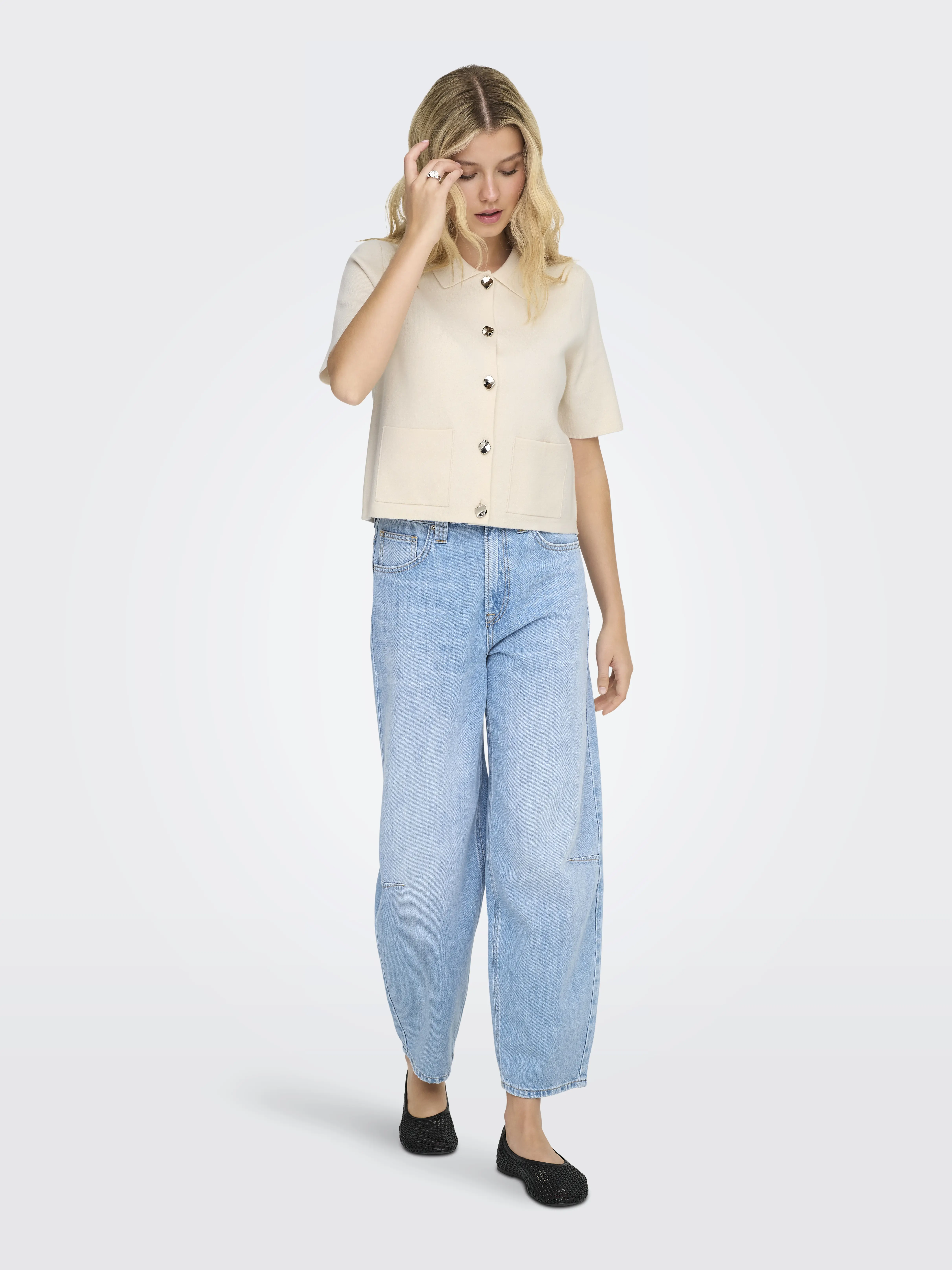 JDY - PRIME / White - Női kardigán