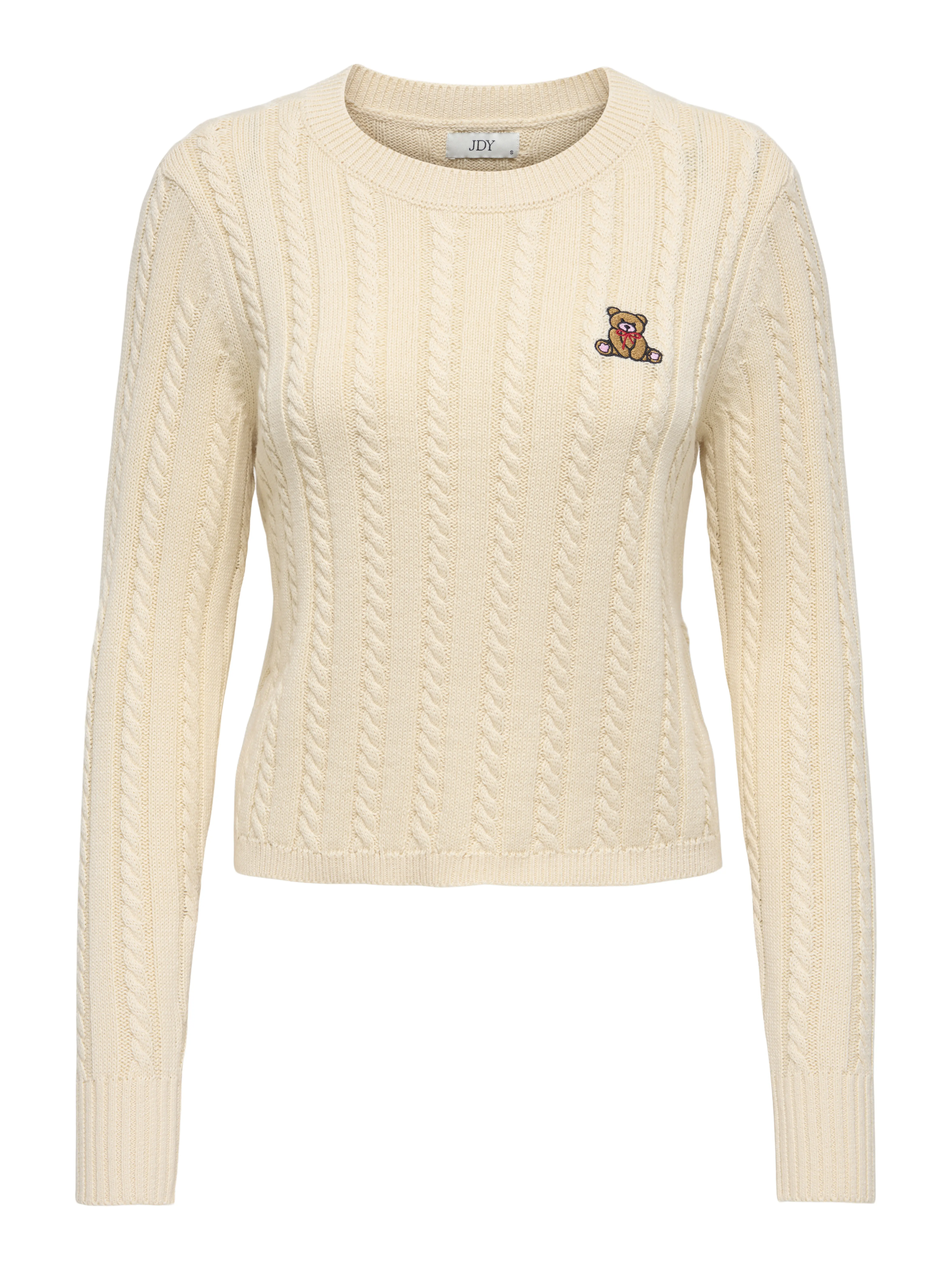 JDY - BOW / Grey - Elegáns Női pulóver